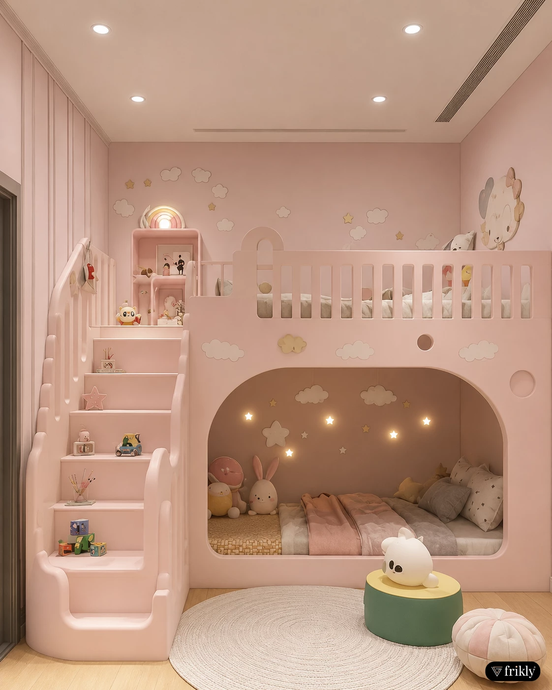 Modern Glossy Acrylic Laminate for Stylish Kids Room Furniture & Wardrobes