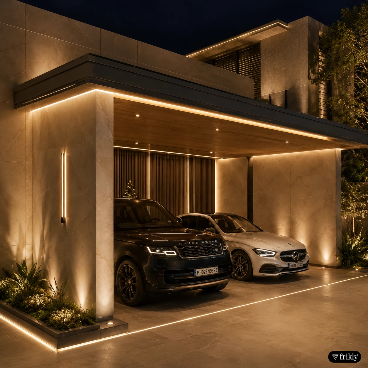 Marble & Stone PU Glossy PVC Laminate for Luxury Parking Area