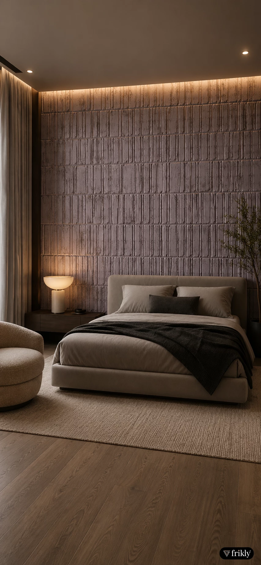 Highlighter Velvet Laminates for a Luxurious Bedroom Feature Wall