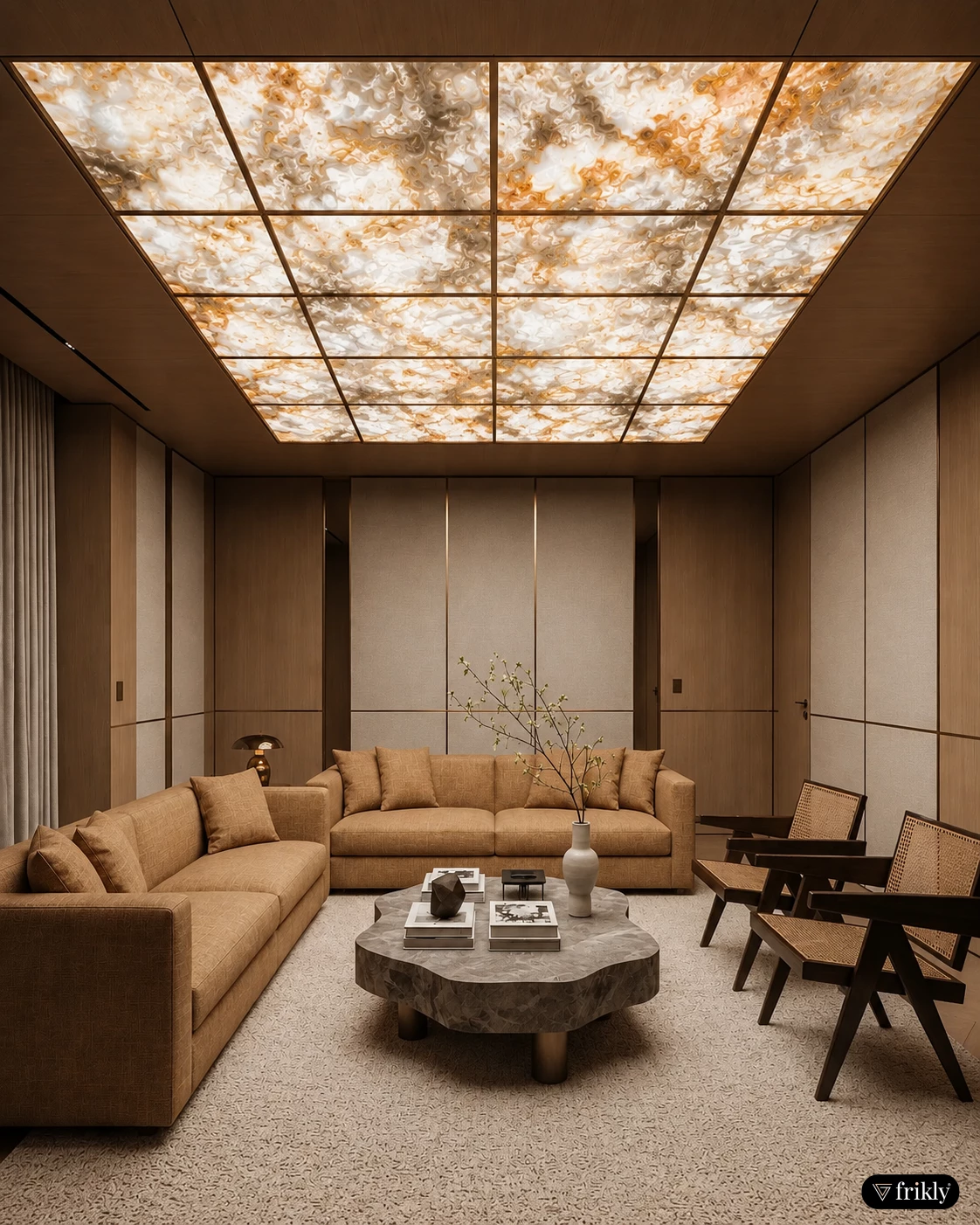 Luxury Decorative Ceiling Panel for Modern Living Room