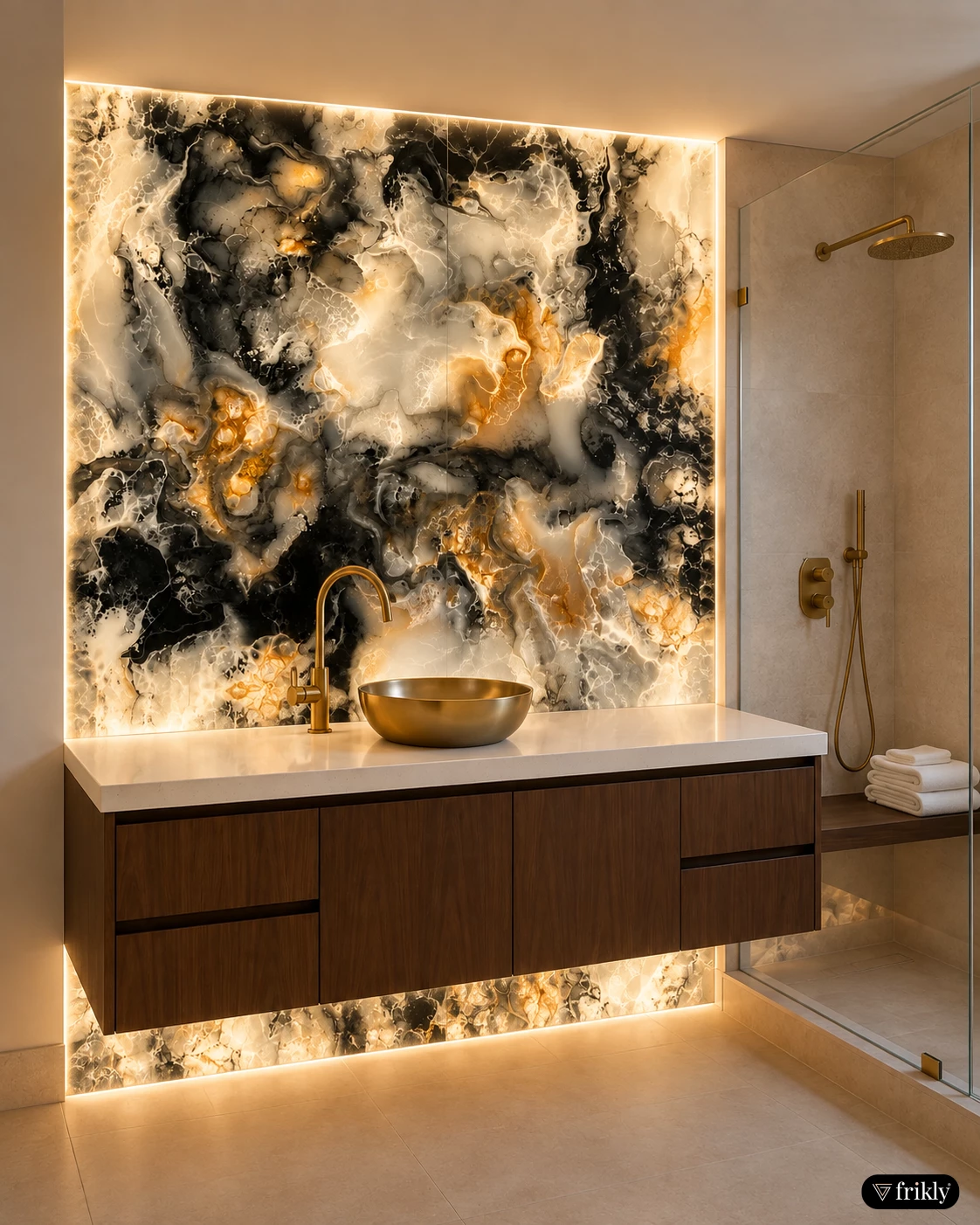 Luxury Decorative Wall Panel for Modern Bathroom