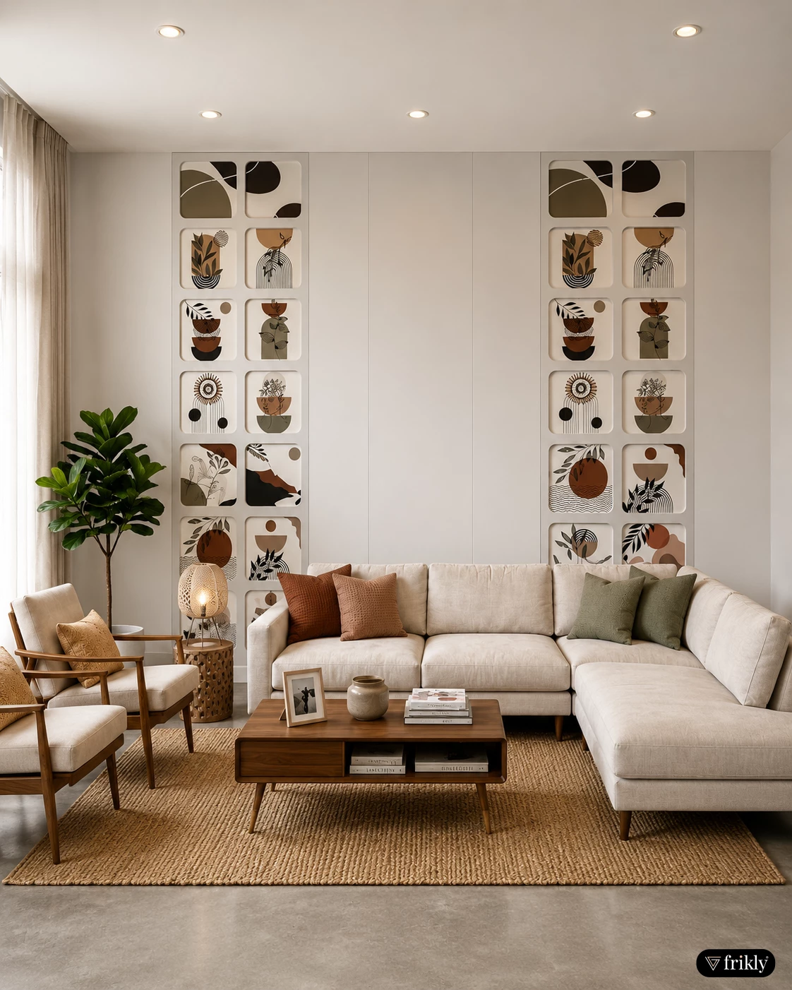 Stylish Pre-Finished Wall Panel for Modern Living Room