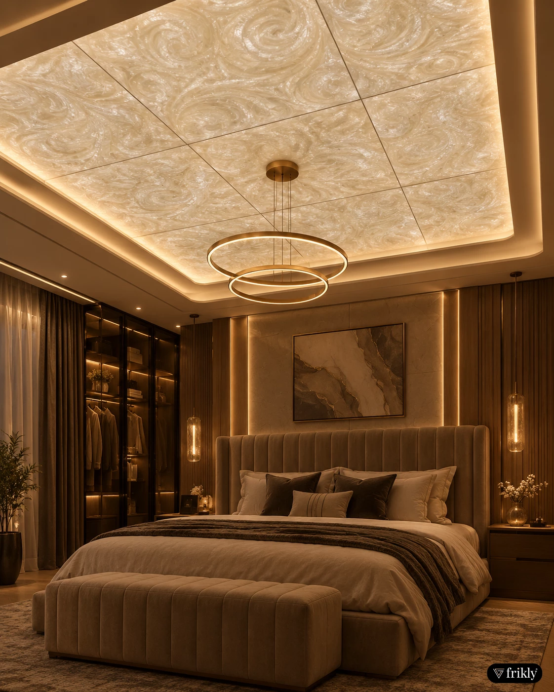 Premium Alabaster Sheet for Ceiling Design | Luxury Backlit Ceiling Panels