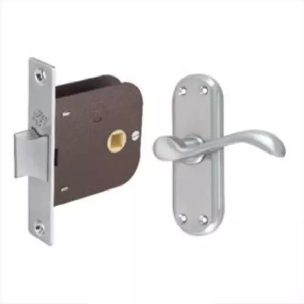 Godrej Baby Latch With Venus Mini Mortise Handle Satin / 9102