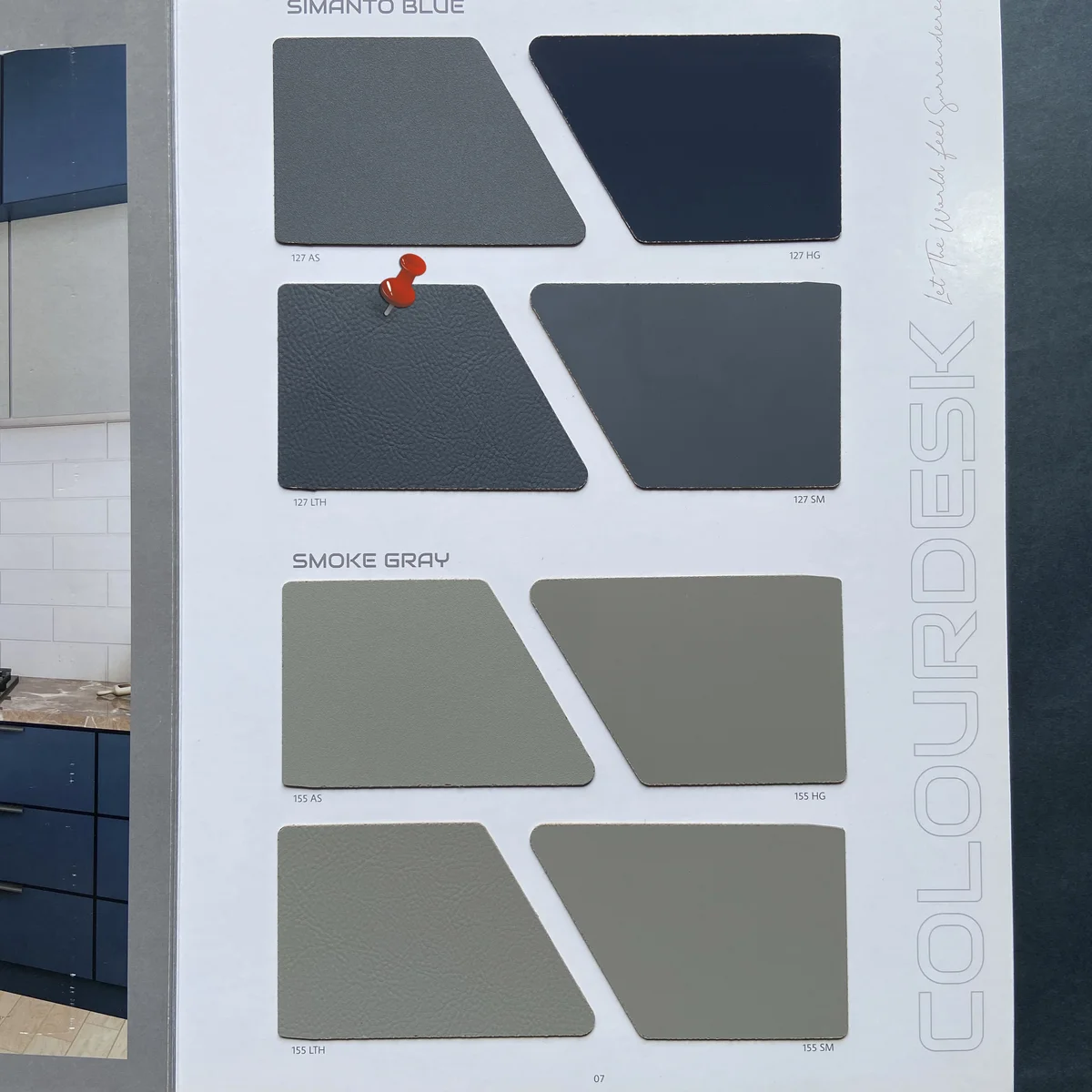 Colour Desk Unique 1 MM Plain Solid Colors Leather Laminates (Mica/Sunmica) - 127 LTH