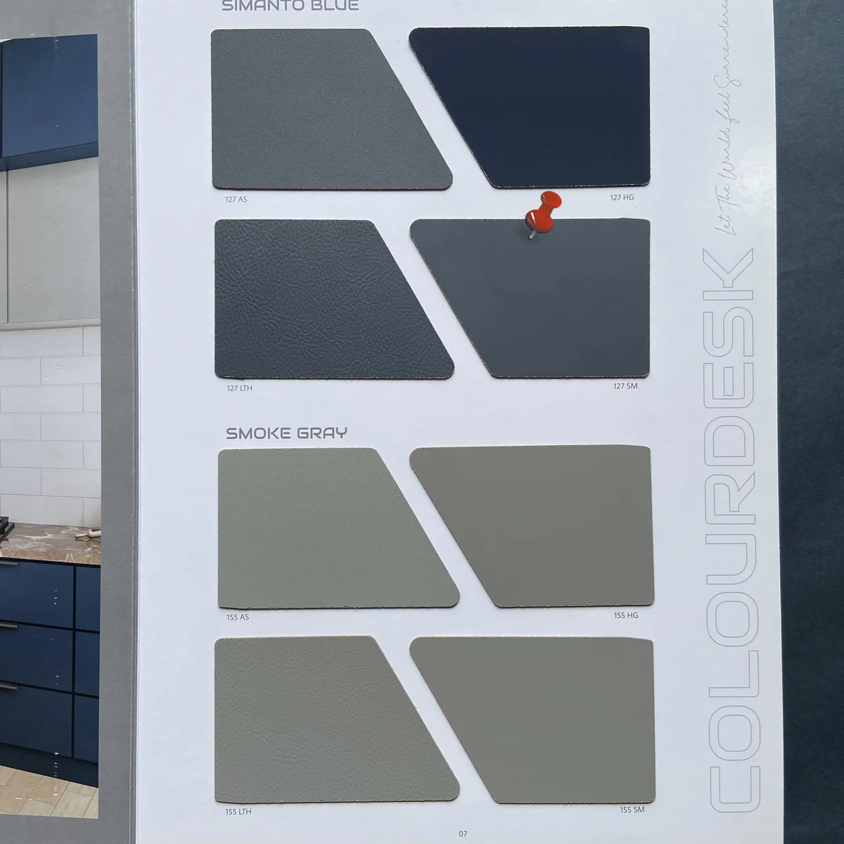 Colour Desk Unique 1 MM Plain Solid Colors Silky Matt Laminates (Mica/Sunmica) - 127 SM
