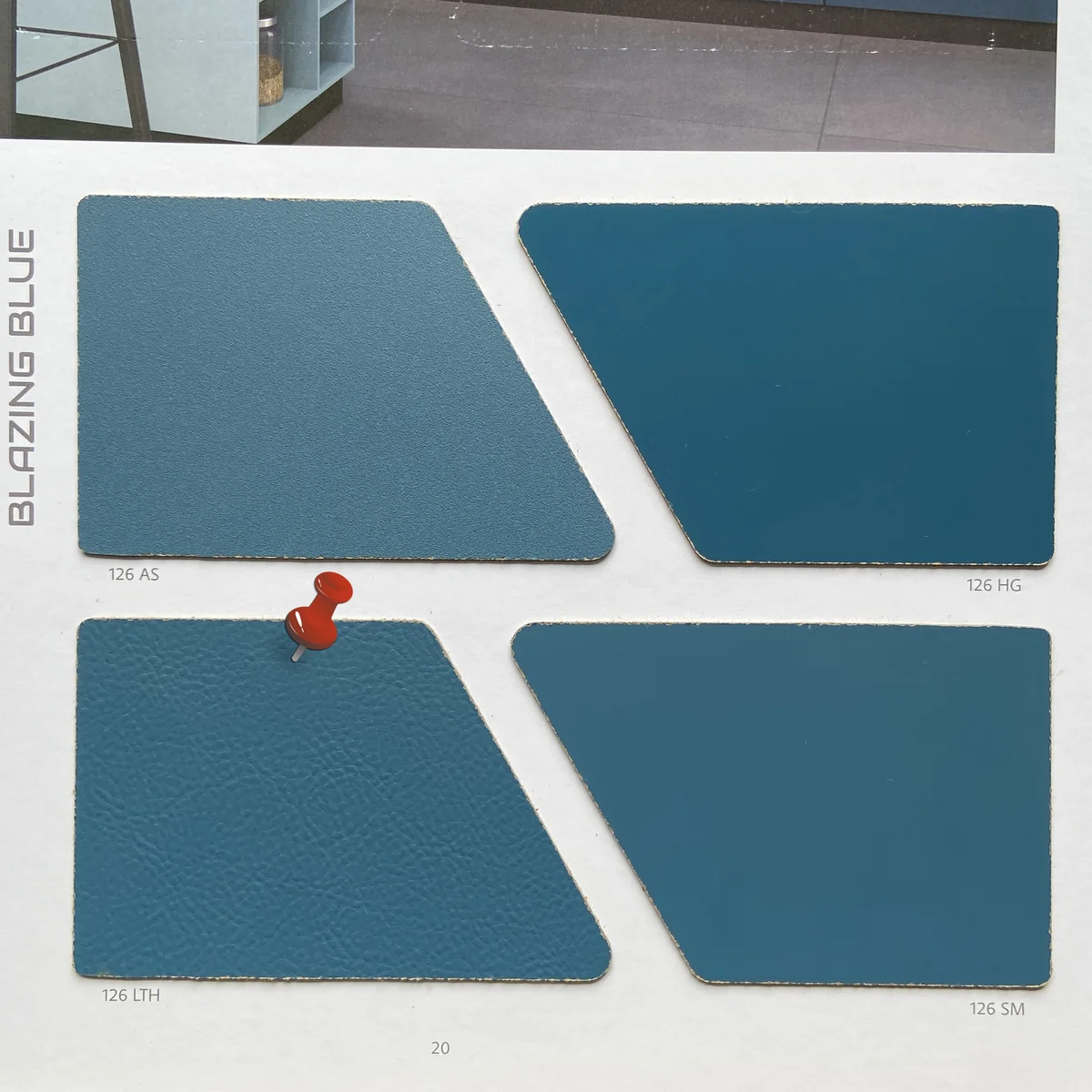 Colour Desk Unique 1 MM Plain Solid Colors Leather Laminates (Mica/Sunmica) - 126 LTH