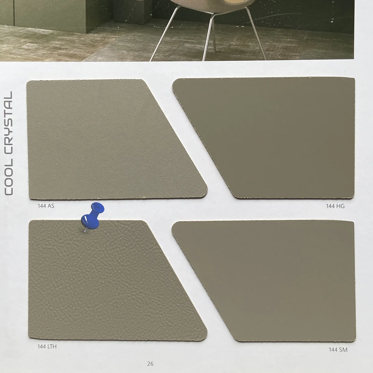 Colour Desk Unique 1 MM Plain Solid Colors Leather Laminates (Mica/Sunmica) - 144 LTH