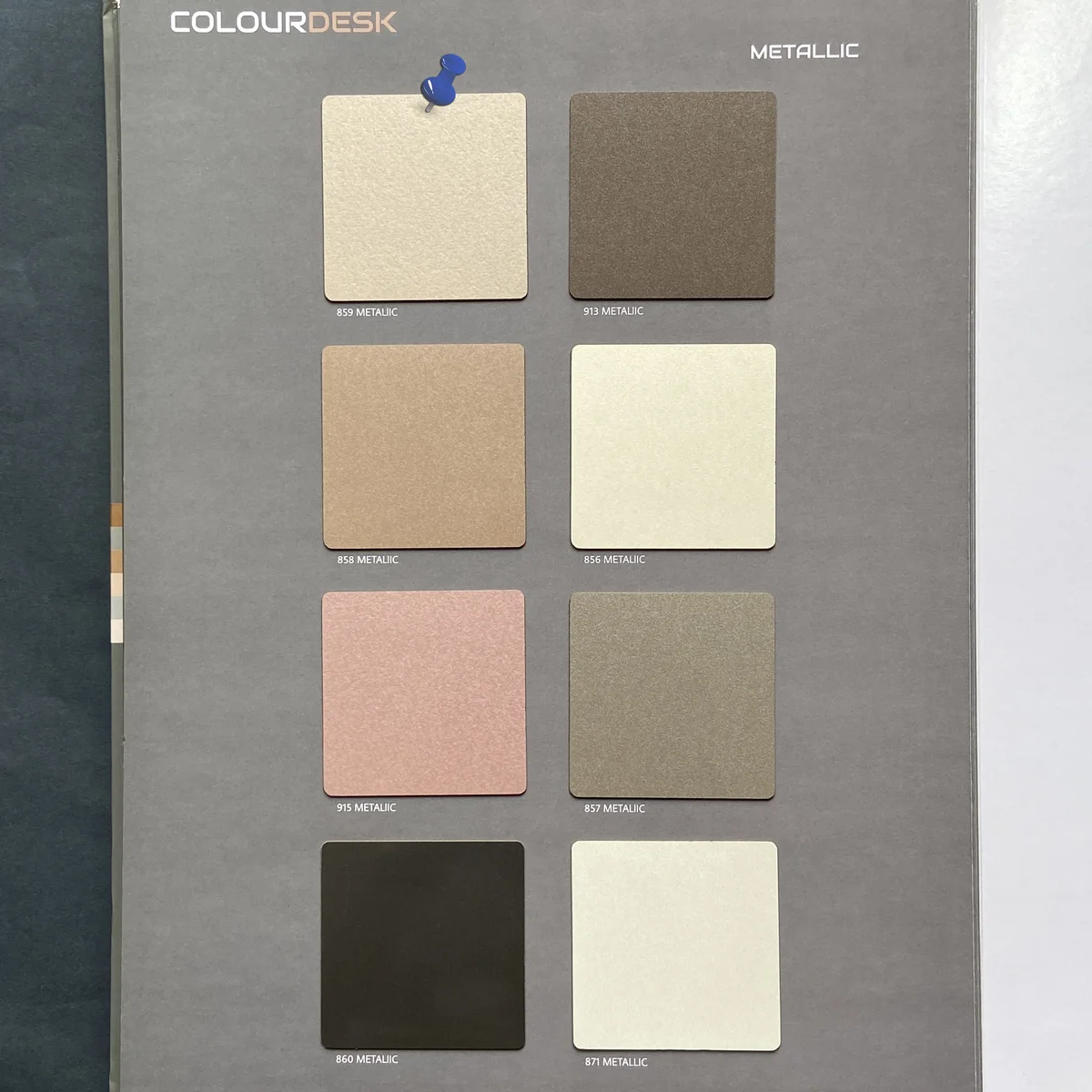 Colour Desk Unique 1 MM Metallic Glossy Laminates (Mica/Sunmica) - 859