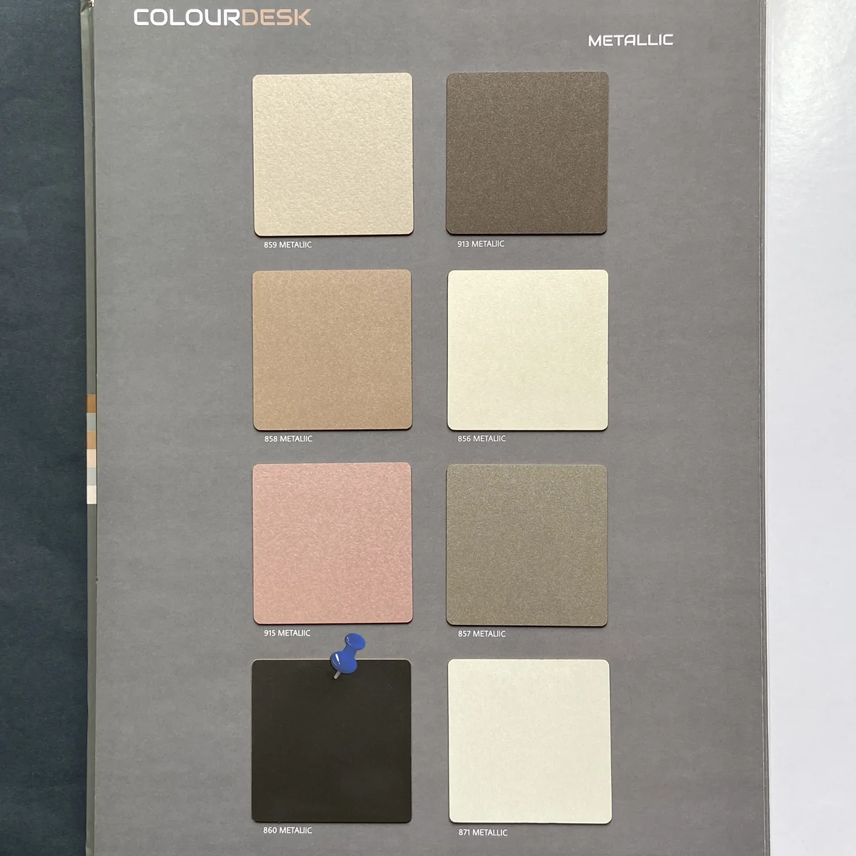Colour Desk Unique 1 MM Metallic Glossy Laminates (Mica/Sunmica) - 860