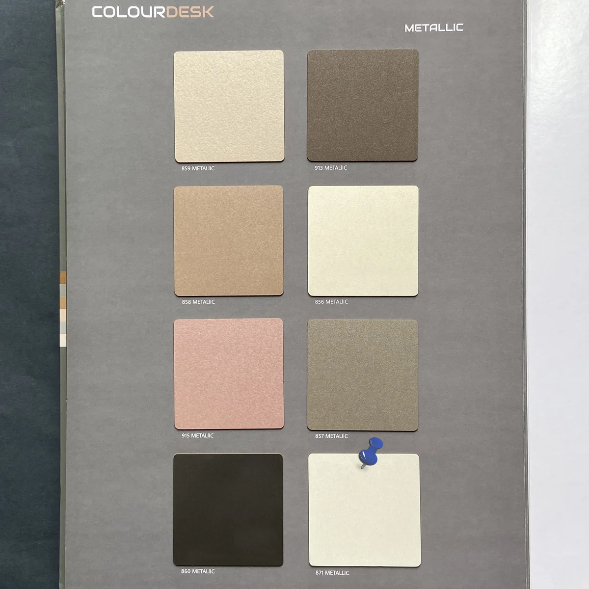 Colour Desk Unique 1 MM Metallic Glossy Laminates (Mica/Sunmica) - 871