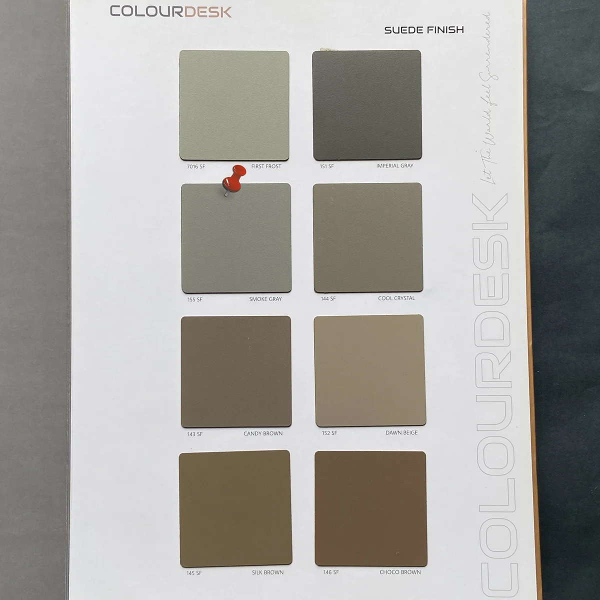 Colour Desk Unique 1 MM Plain Solid Colors SF & Matt Laminates (Mica/Sunmica) - 155 SF SMOKE GRAY