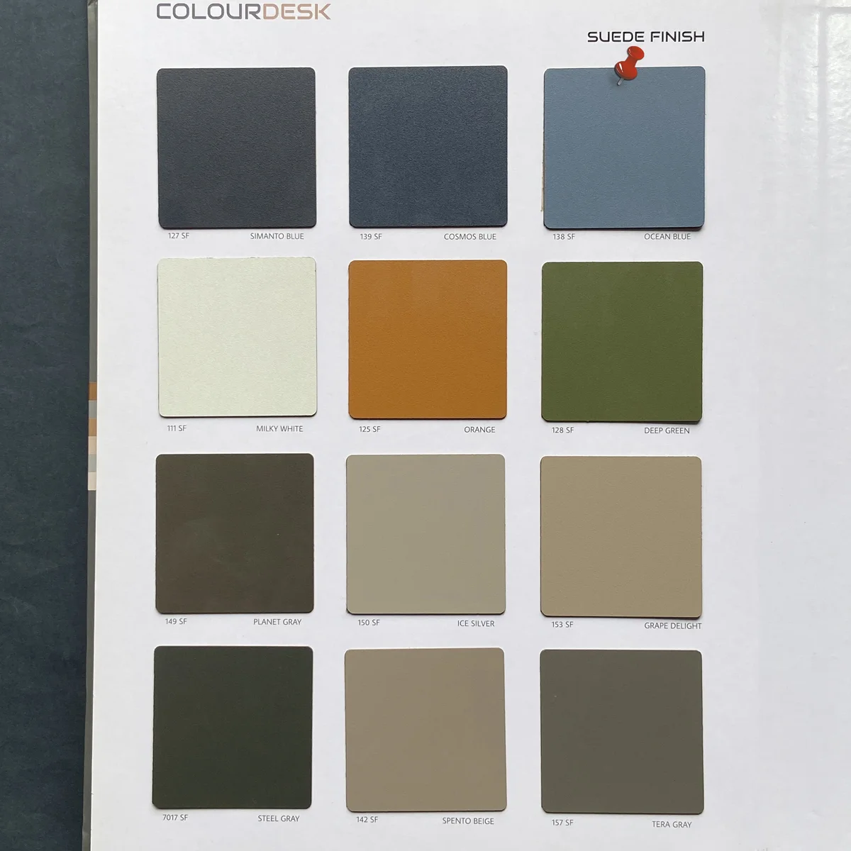Colour Desk Unique 1 MM Plain Solid Colors SF & Matt Laminates (Mica/Sunmica) - 138 SF OCEAN BLUE