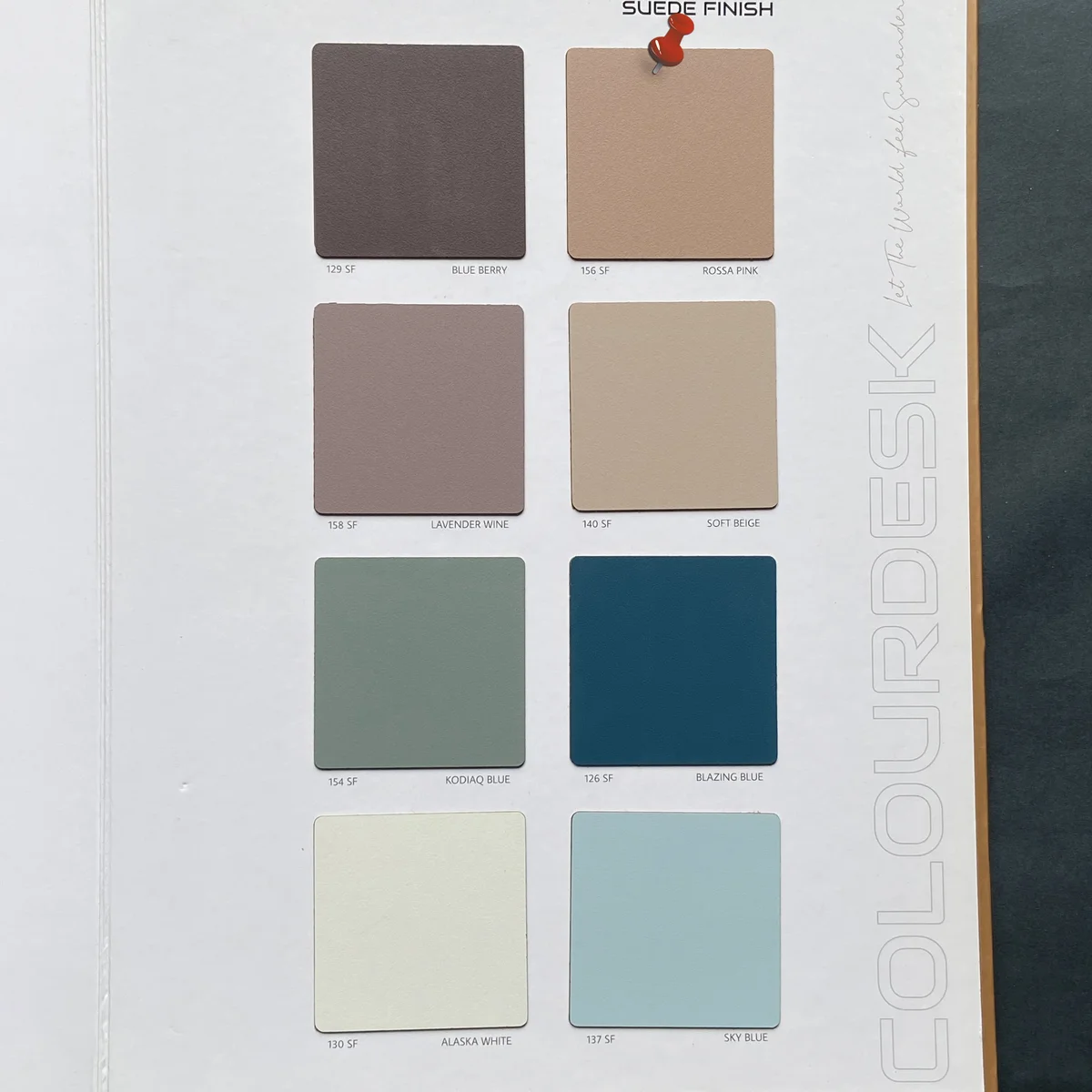 Colour Desk Unique 1 MM Plain Solid Colors SF & Matt Laminates (Mica/Sunmica) - 156 SF ROSSA PINK