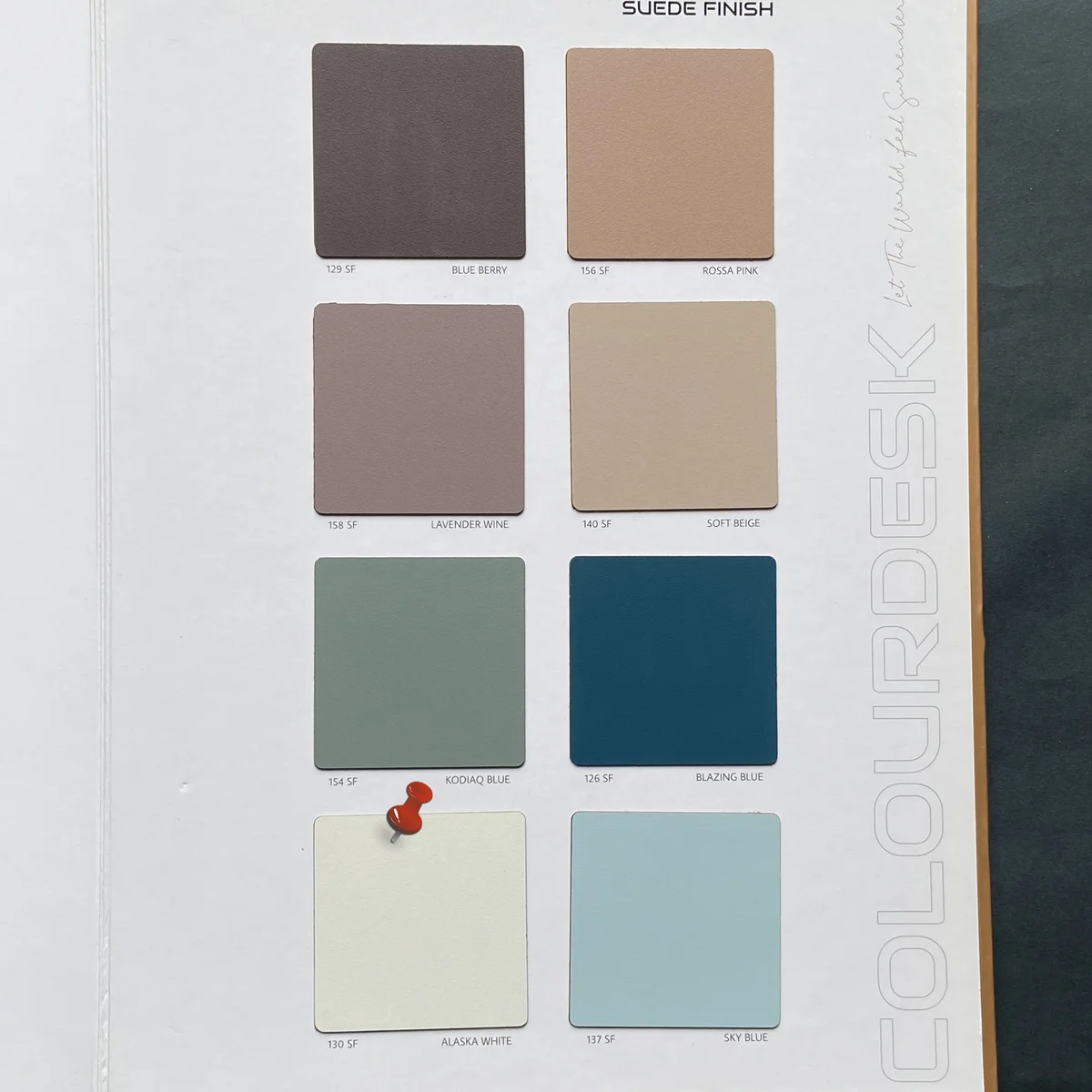 Colour Desk Unique 1 MM Plain Solid Colors SF & Matt Laminates (Mica/Sunmica) - 130 SF ALASKA WHITE