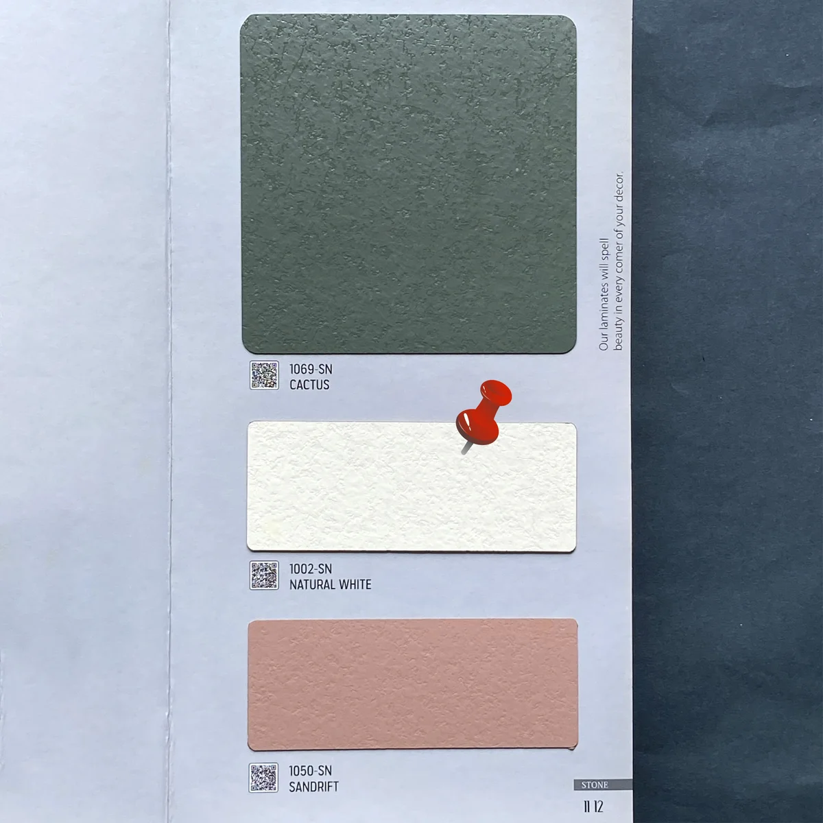 Plain Art 1 MM Marble & Stone Textured Laminates (Mica/Sunmica) - 1002-SN NATURAL WHITE