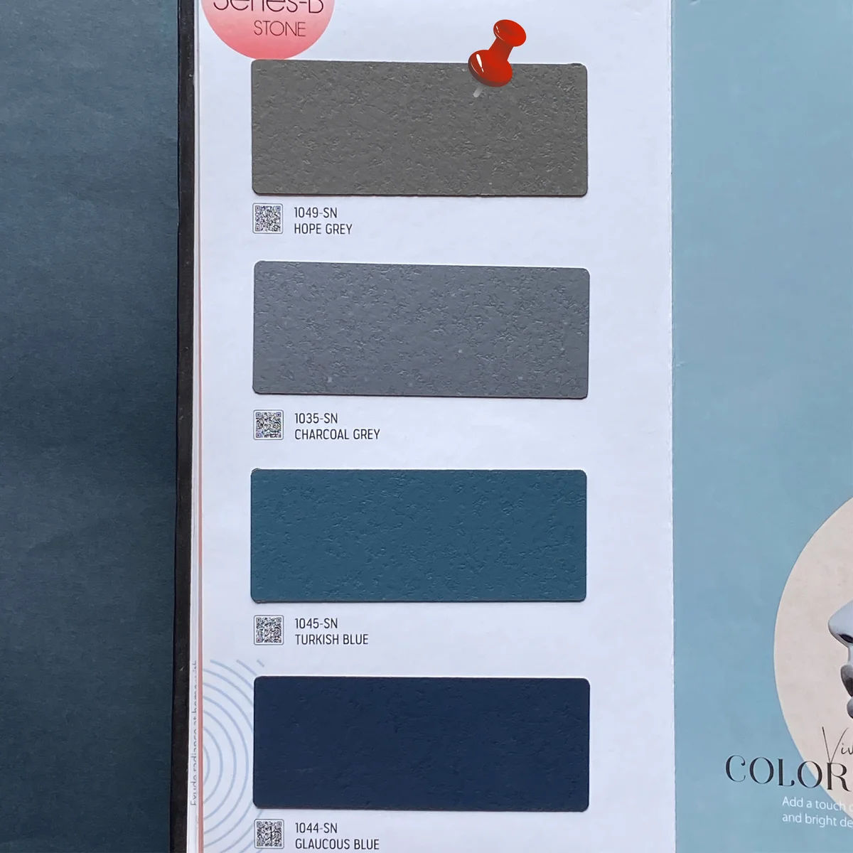 Plain Art 1 MM Marble & Stone Textured Laminates (Mica/Sunmica) - 1049-SN HOPE GREY