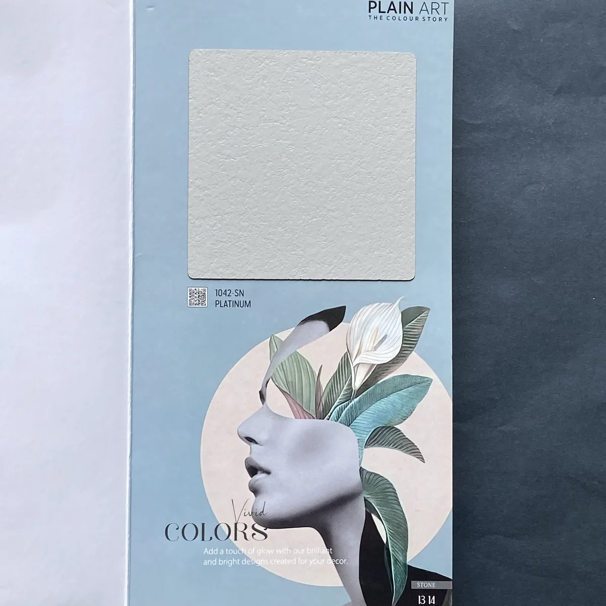 Plain Art 1 MM Marble & Stone Textured Laminates (Mica/Sunmica) - 1042-SN PLATINUM