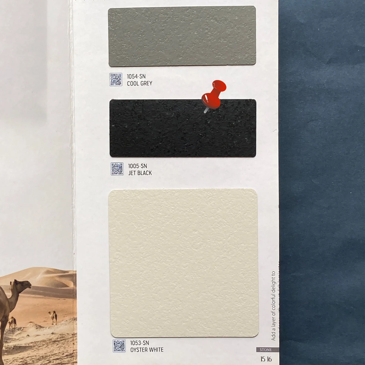 Plain Art 1 MM Marble & Stone Textured Laminates (Mica/Sunmica) - 1005-SN JET BLACK