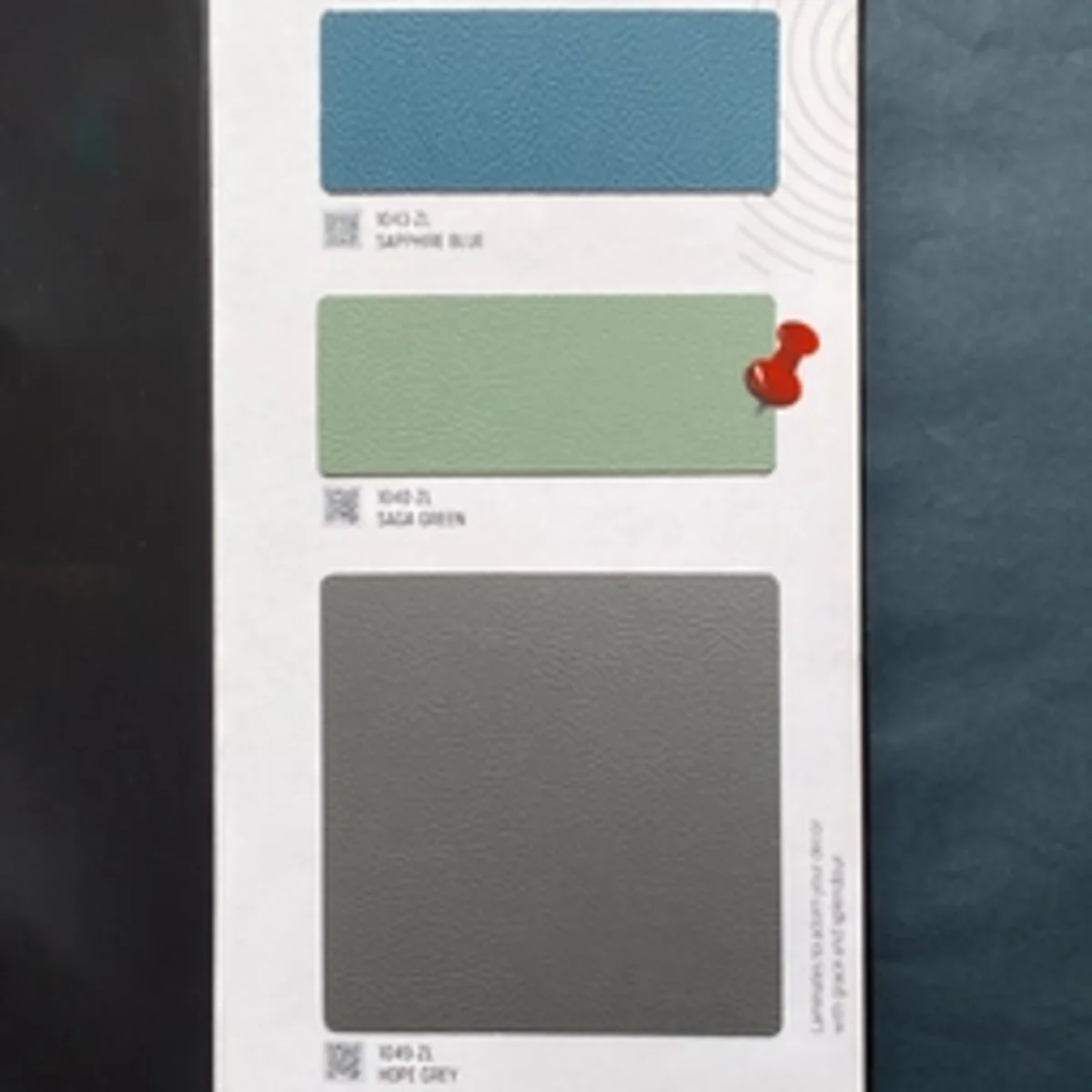 Plain Art 1 MM Plain Solid Colors Leather Finish Laminates (Mica/Sunmica) - 1040-ZL SAGA GREEN