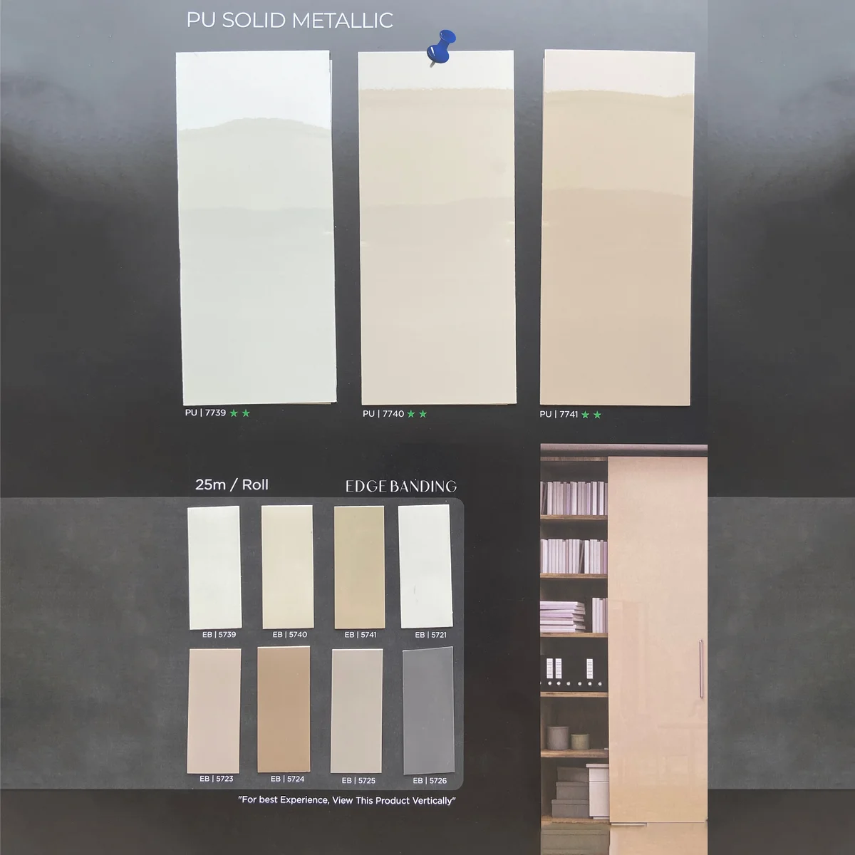Treelam 1.5 MM PU PVC Metallic Glossy Laminates (Mica/Sunmica) - PU | 7740