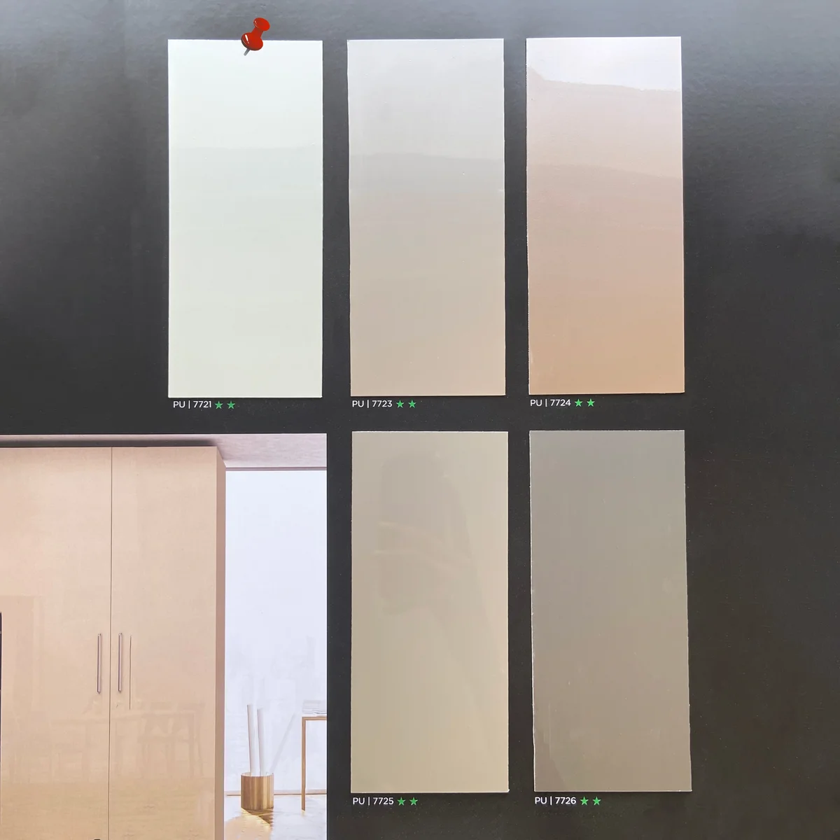 Treelam 1.5 MM Metallic PU Glossy PVC Laminates (Mica/Sunmica) - PU | 7721