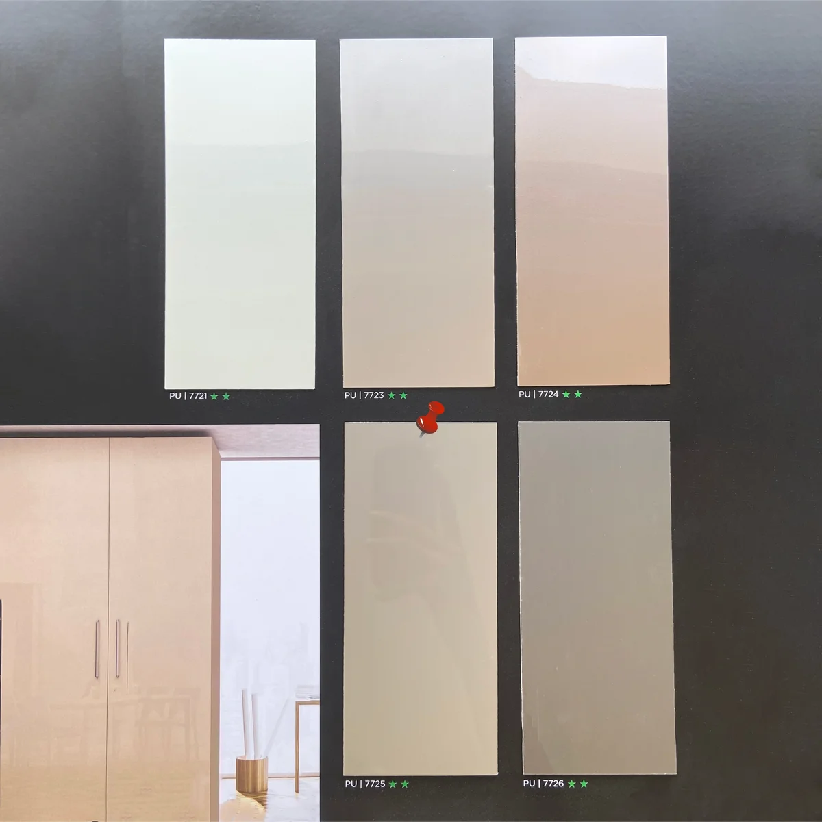 Treelam 1.5 MM Metallic PU Glossy PVC Laminates (Mica/Sunmica) - PU | 7725