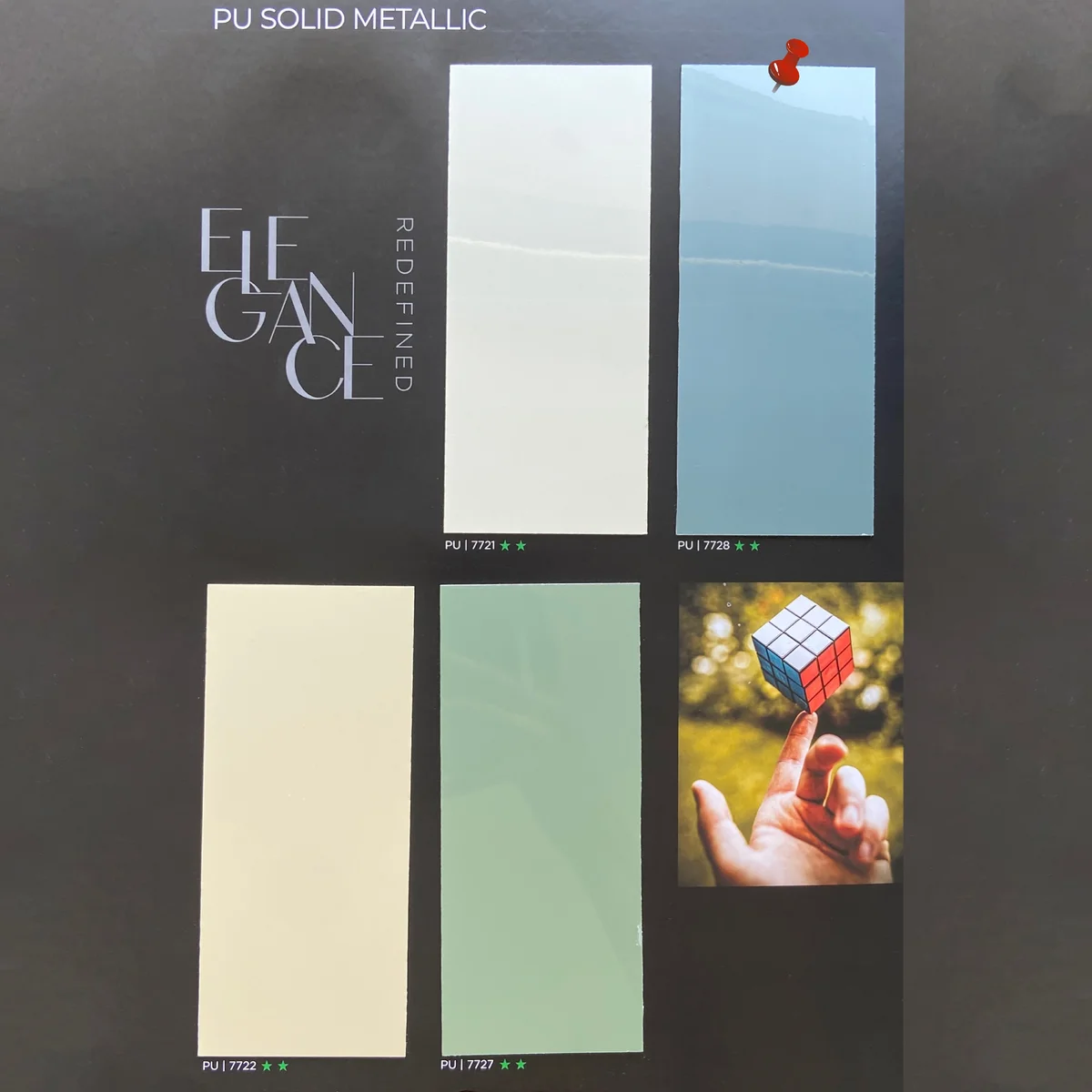 Treelam 1.5 MM Metallic PU Glossy PVC Laminates (Mica/Sunmica) - PU | 7728