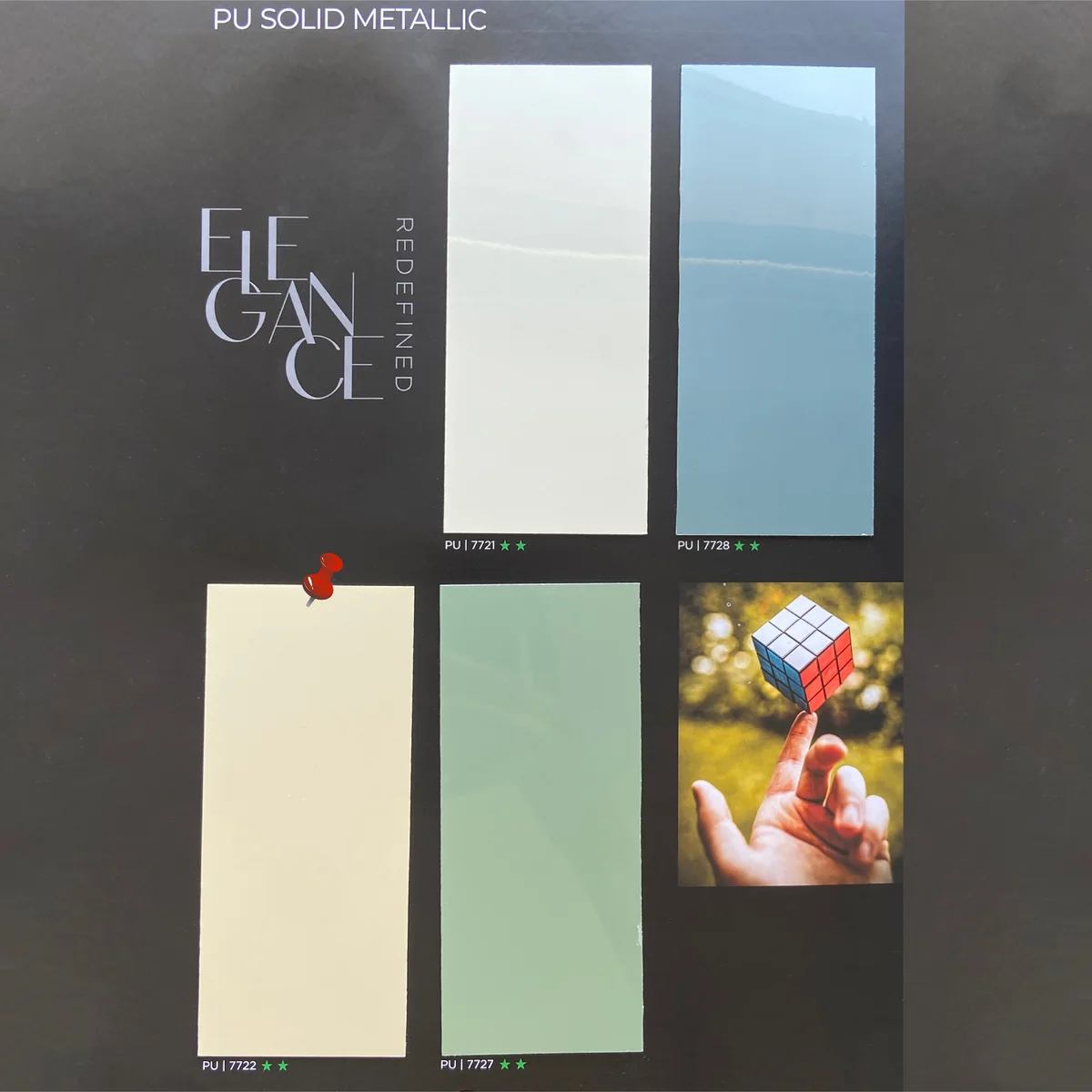 Treelam 1.5 MM Metallic PU Glossy PVC Laminates (Mica/Sunmica) - PU | 7722
