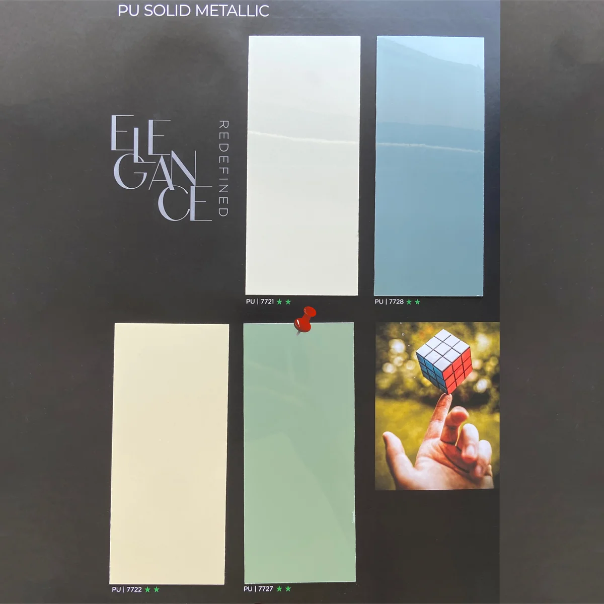 Treelam 1.5 MM Metallic PU Glossy PVC Laminates (Mica/Sunmica) - PU | 7727