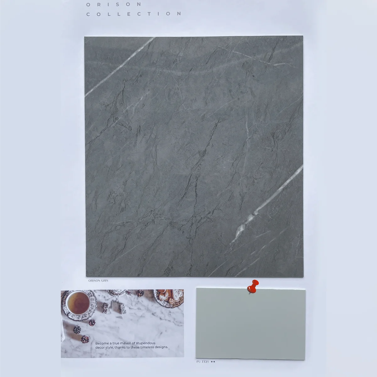 Treelam Orison 1.5 MM Metallic PU Glossy PVC Laminates (Mica/Sunmica) -  PU 7721