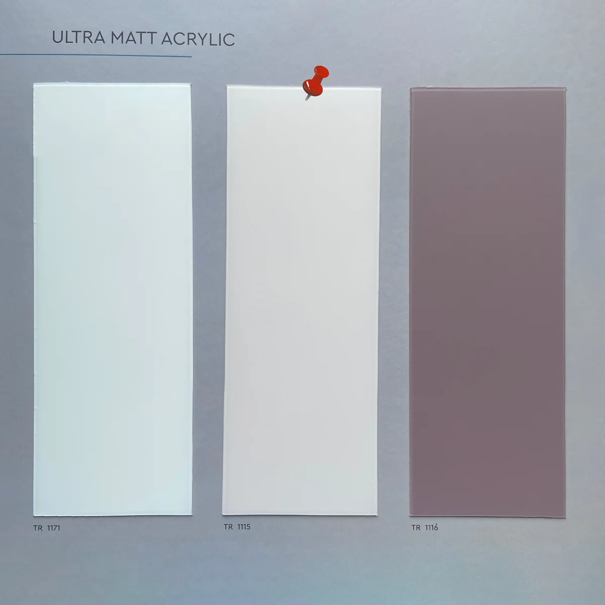Intense 1.5 MM Plain Solid Colors Matt Acrylic Laminates (Mica/Sunmica) - TR 1115