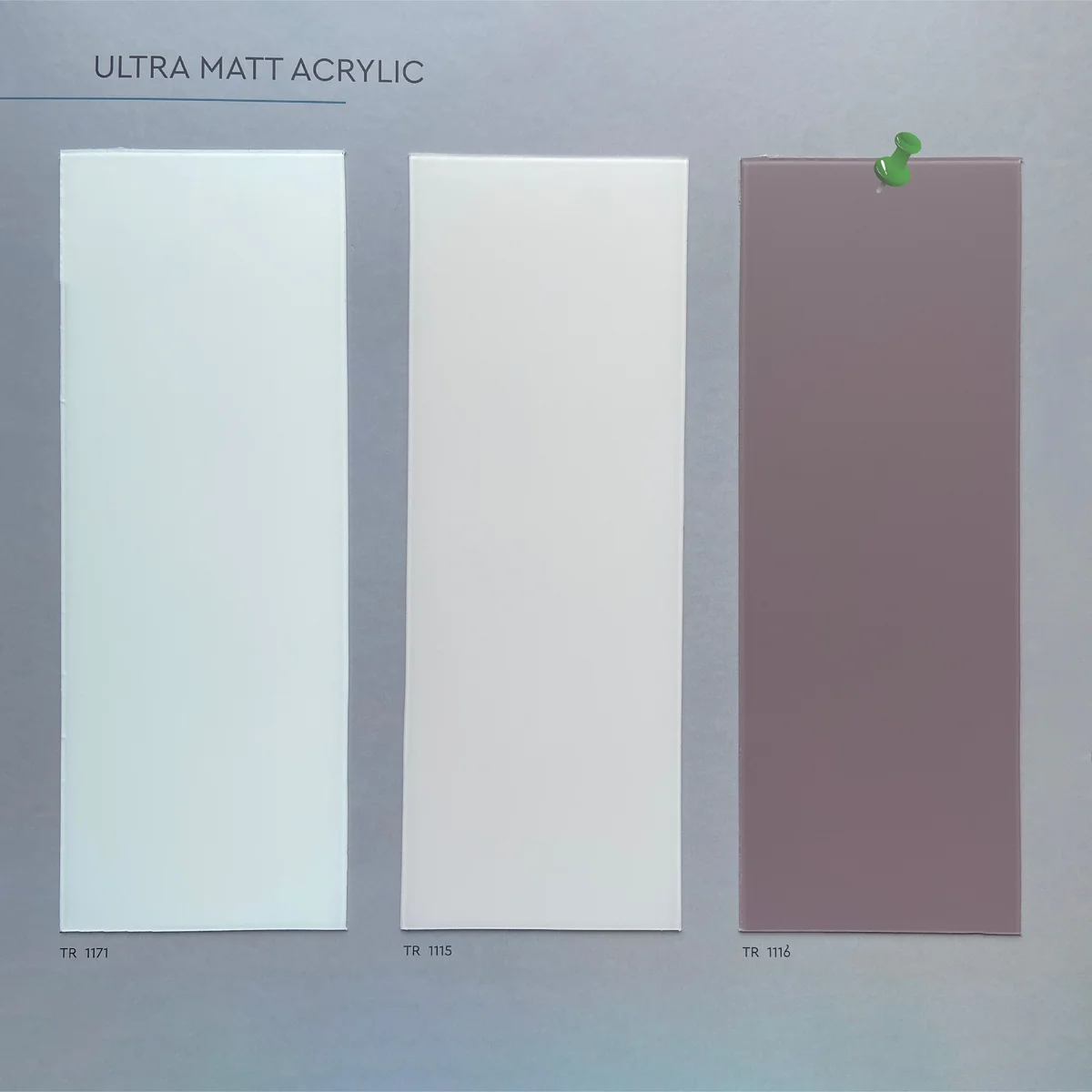 Intense 1.5 MM Plain Solid Colors Matt Acrylic Laminates (Mica/Sunmica) - TR 1116