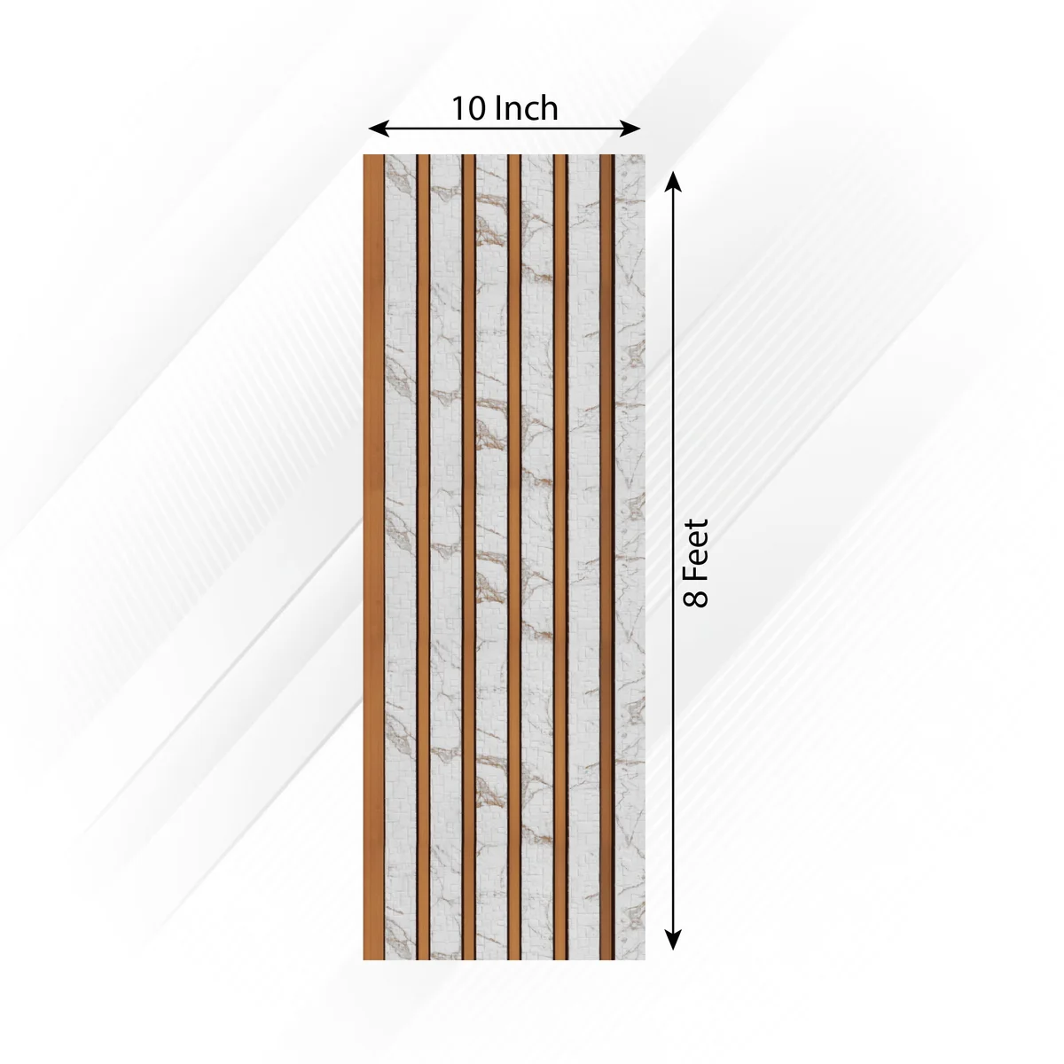 Frikly Basics Louvers Panel/Planks 8 Feet * 10 Inch - VDGL 006302 FBE