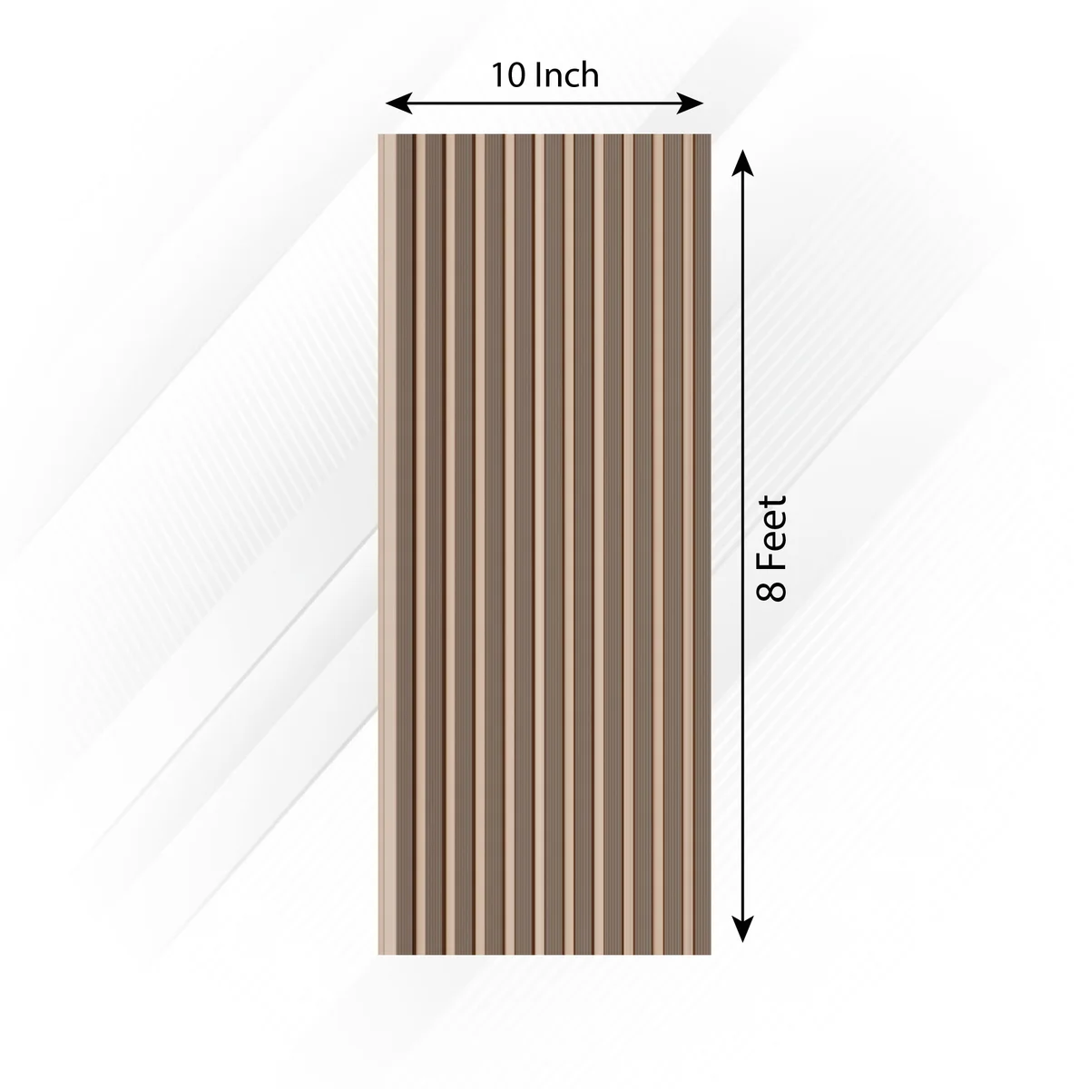 Frikly Basics Louvers Panel/Planks 8 Feet * 10 Inch - VDGL 006308 FBE