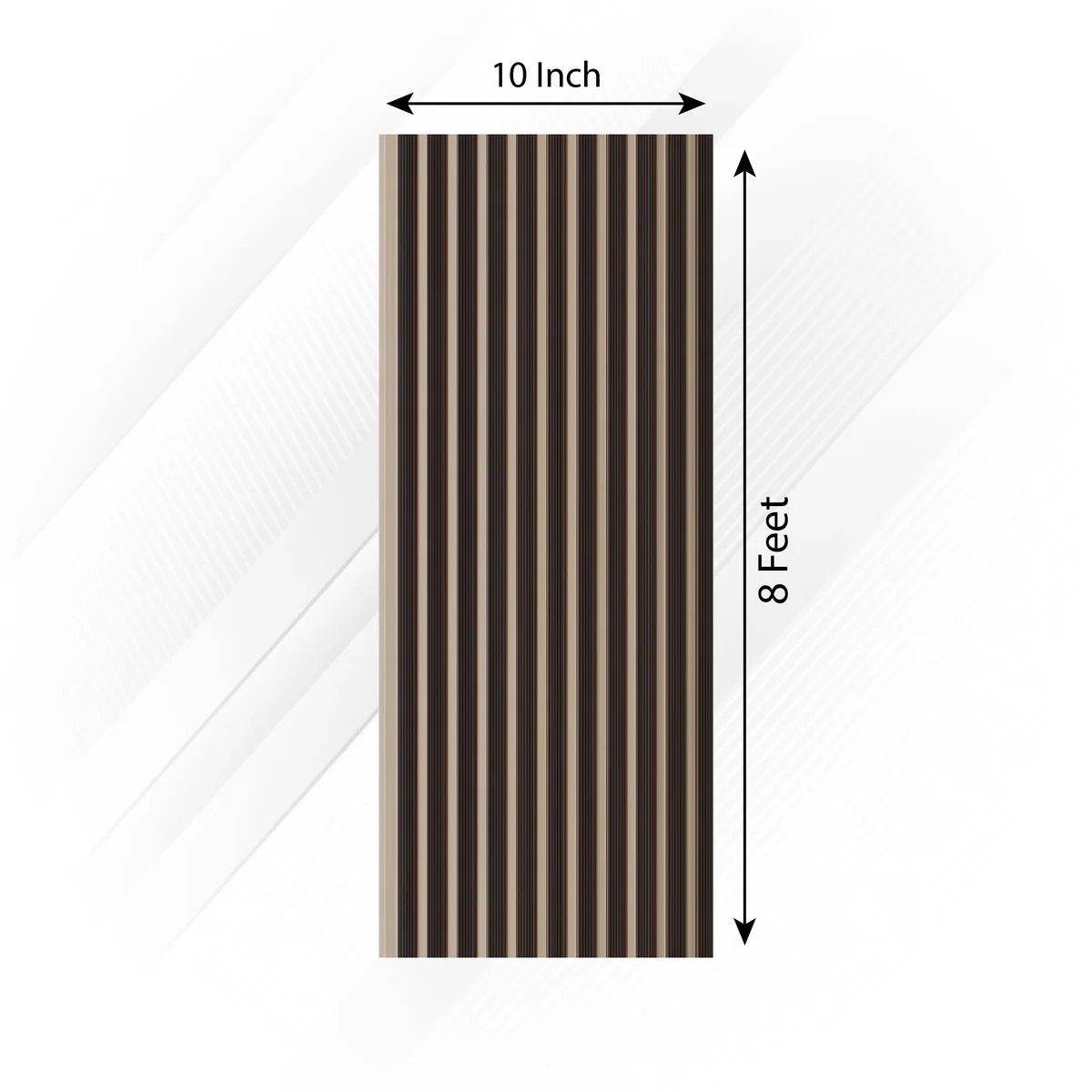 Frikly Basics Louvers Panel/Planks 8 Feet * 10 Inch - VDGL 006309 FBE