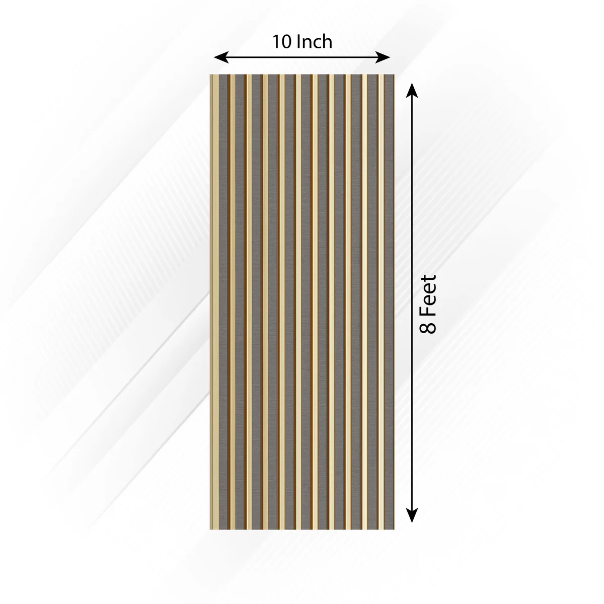 Frikly Basics Louvers Panel/Planks 8 Feet * 10 Inch - VDGL 006312 FBE