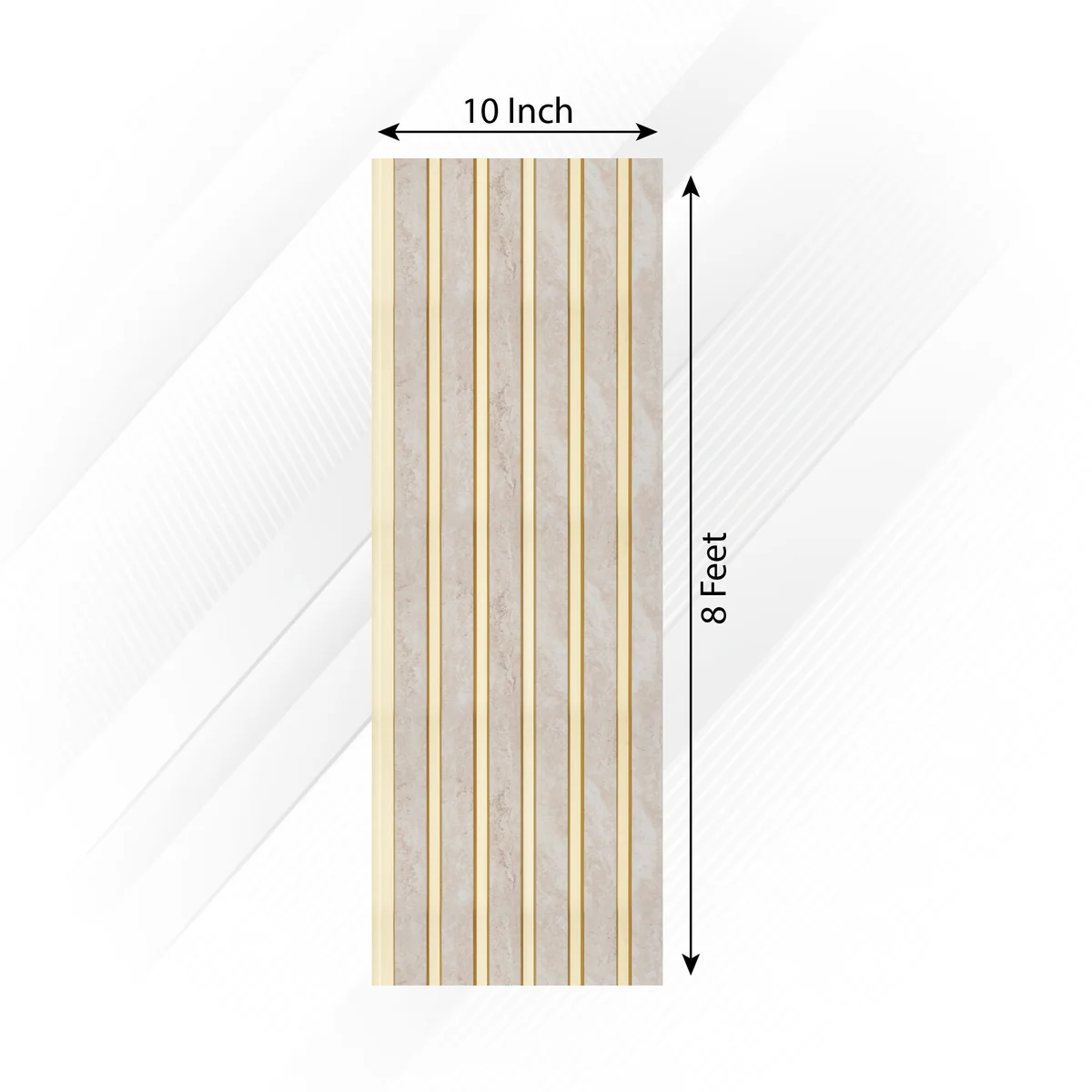 Frikly Basics Louvers Panel/Planks 8 Feet * 10 Inch - VDGL 006321 FBE