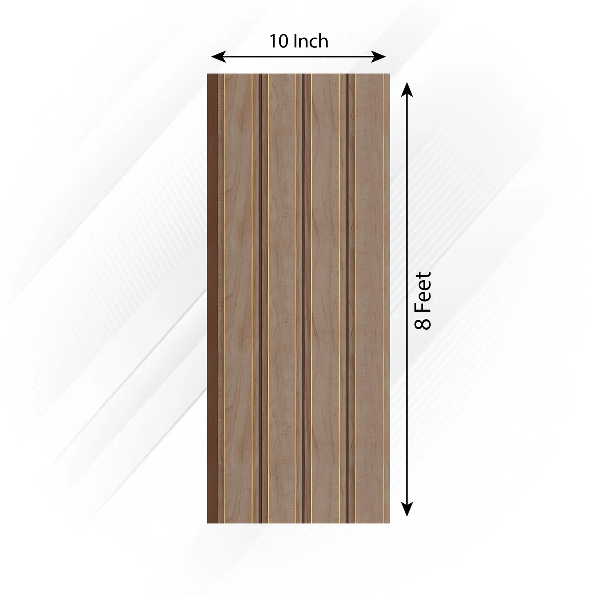 Frikly Basics Louvers Panel/Planks 8 Feet * 10 Inch - VDGL 006516 FBE