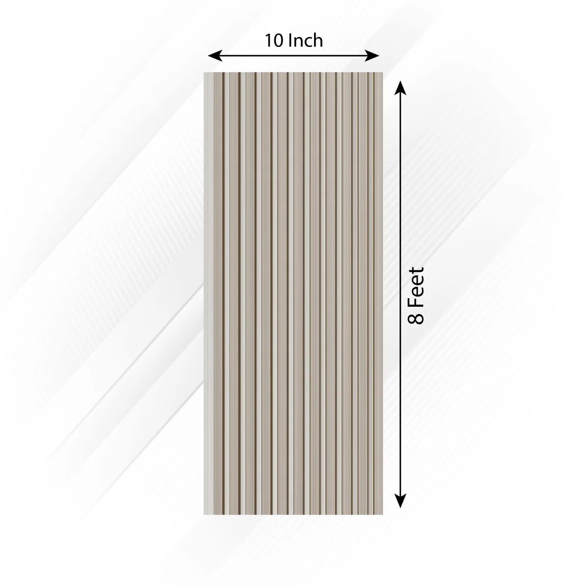 Frikly Basics Louvers Panel/Planks 8 Feet * 10 Inch - VDGL 006310 FBE
