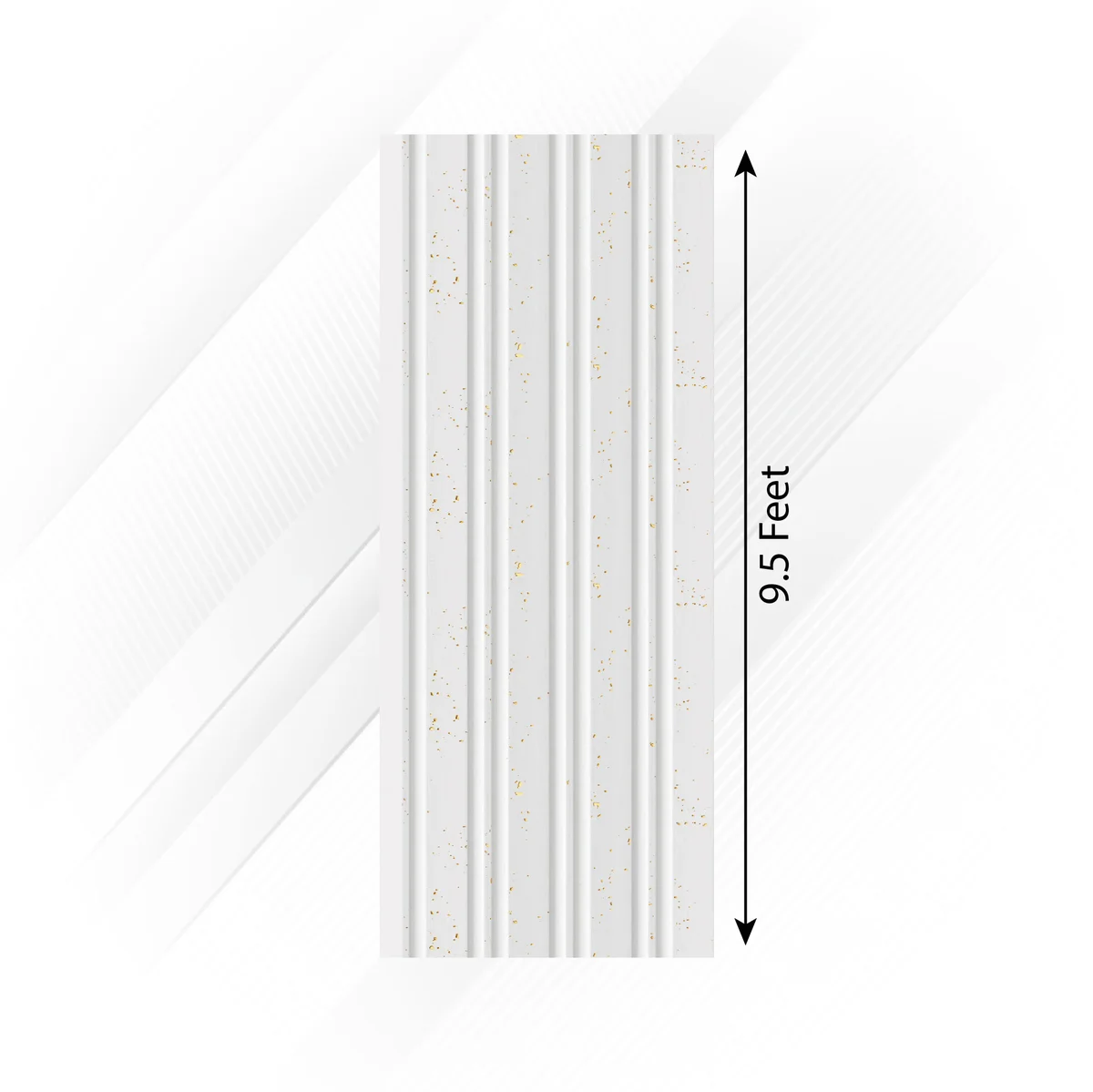 Frikly Basics Louvers Panel/Planks 9.5 Feet * 10 Inch - VDGL 0096503 FBE