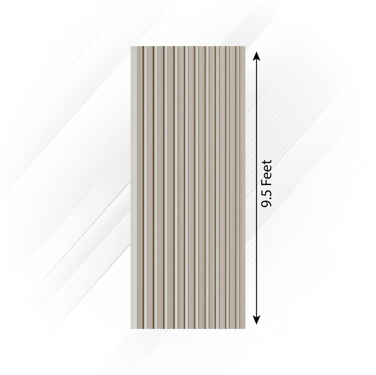 Frikly Basics Louvers Panel/Planks 9.5 Feet * 10 Inch - VDGL 0096310 FBE