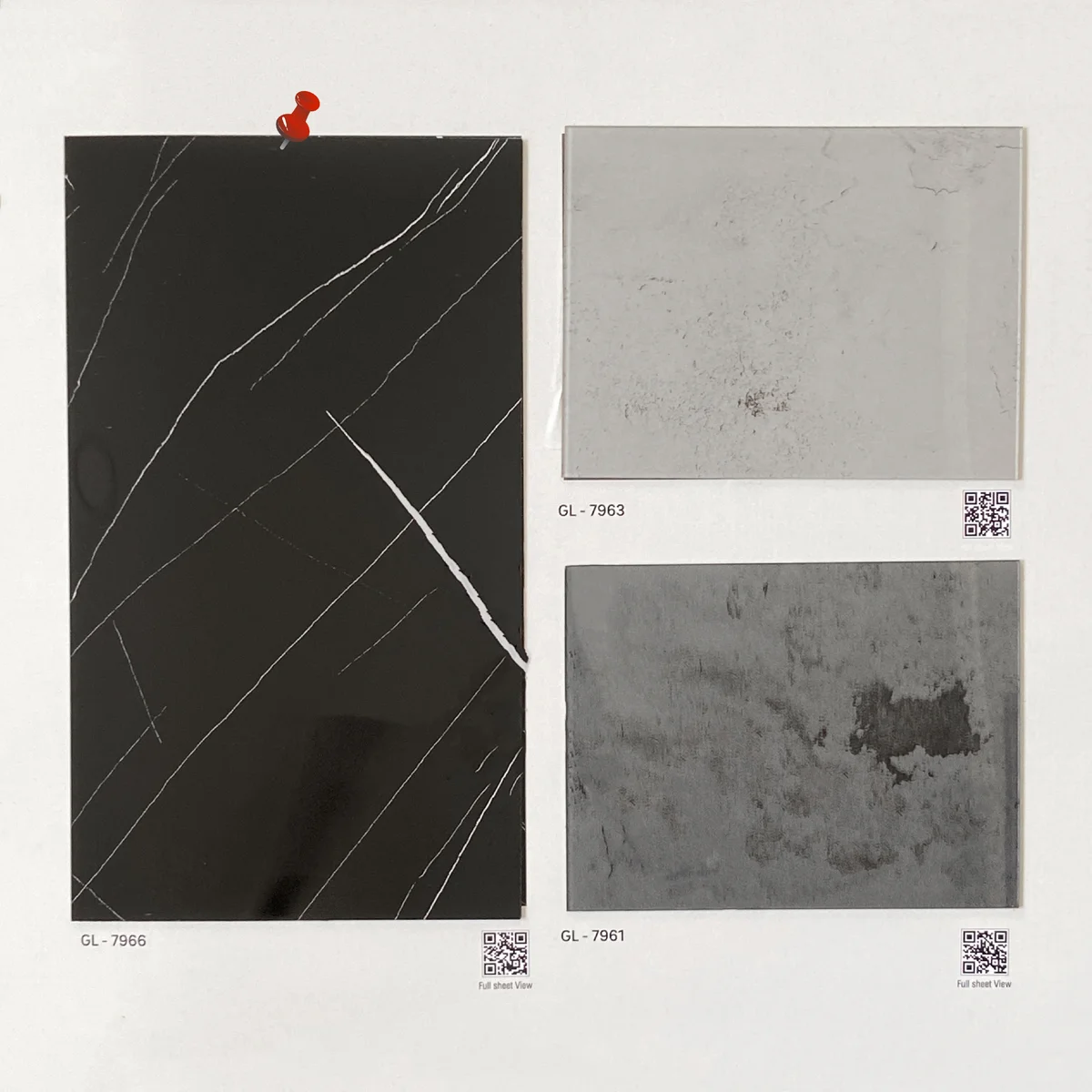Frikly Basics 1.5 MM Marble & Stone Glossy Acrylic Laminates (Mica/Sunmica) | FB - 07966 VD