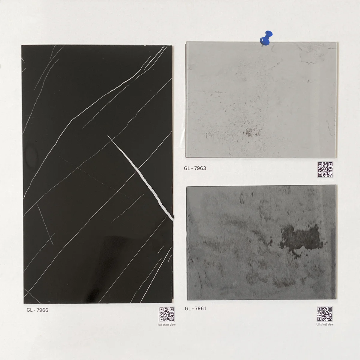 Frikly Basics 1.5 MM Marble & Stone Glossy Acrylic Laminates (Mica/Sunmica) | FB - 07963 VD