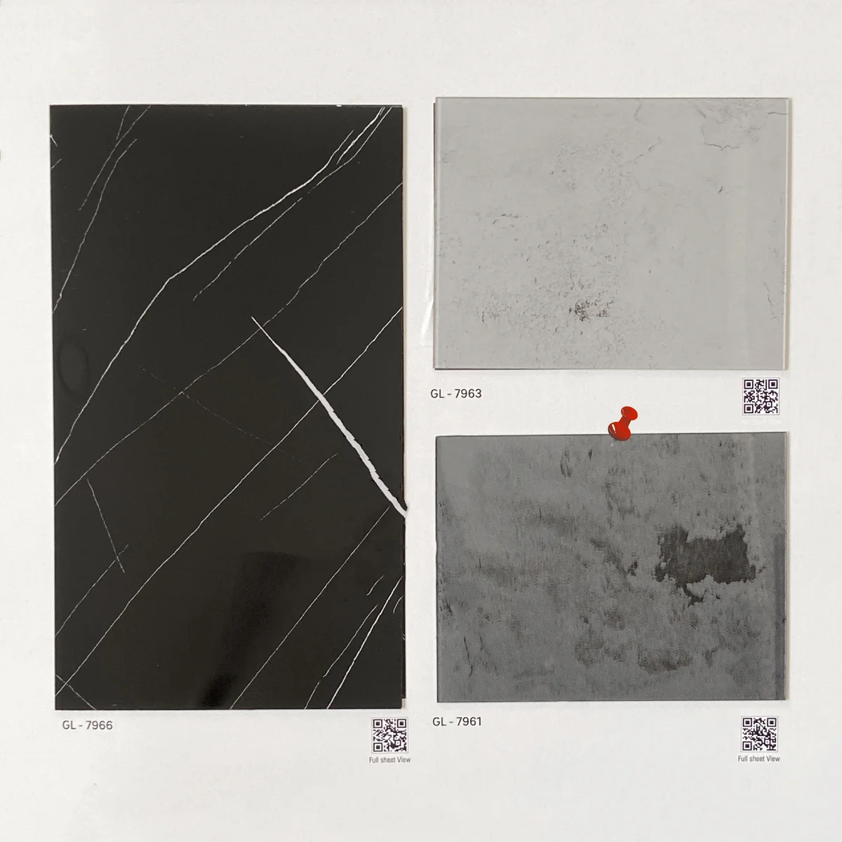 Frikly Basics 1.5 MM Marble & Stone Glossy Acrylic Laminates (Mica/Sunmica) | FB - 07961 VD