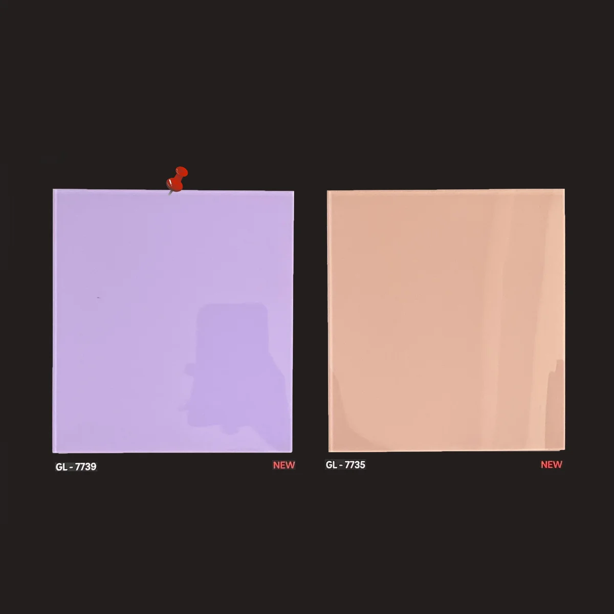 Frikly Basics 1.5 MM Plain Solid Colors Glossy Acrylic Laminates (Mica/Sunmica) | FB - 07739 VD