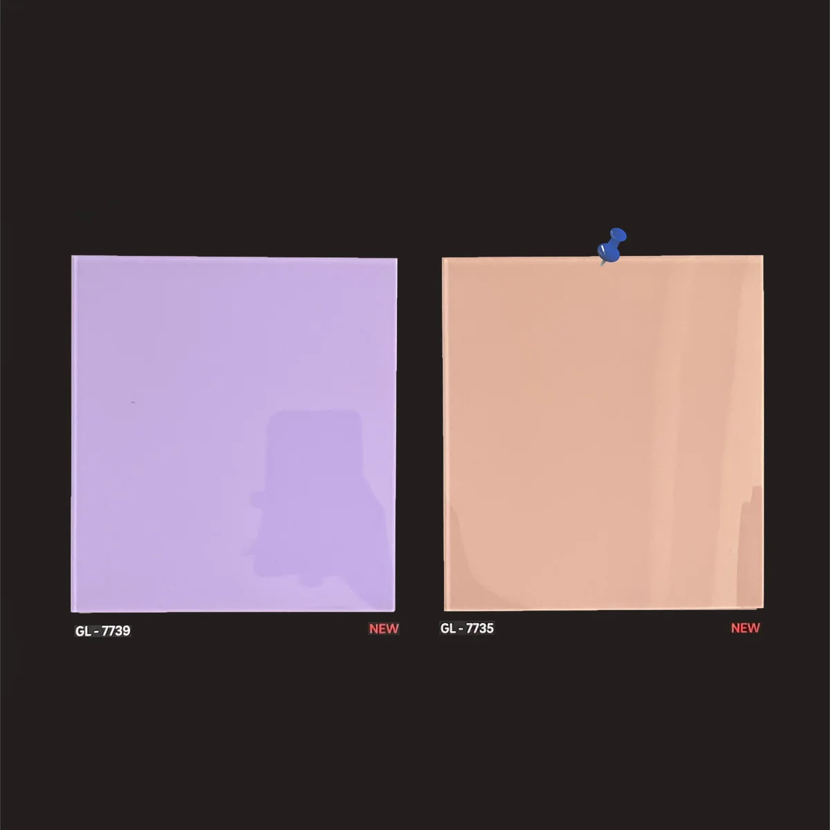 Frikly Basics 1.5 MM Plain Solid Colors Glossy Acrylic Laminates (Mica/Sunmica) | FB - 07735 VD