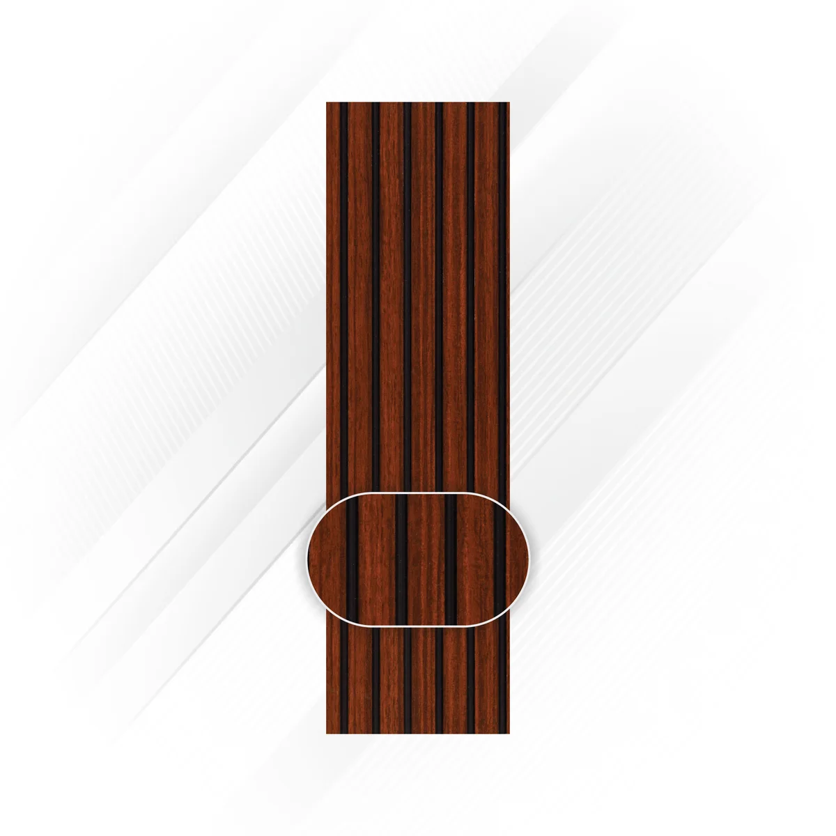 Frikly Basics Louvers Panel/Planks 8 Feet * 1 Feet - VDGL 0012741 FB