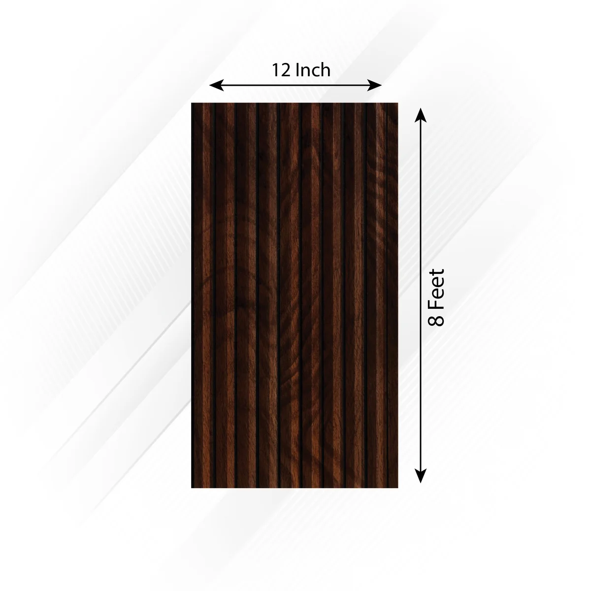 Frikly Basics Louvers Panel/Planks 8 Feet * 1 Feet - VDGL 0012733 FB