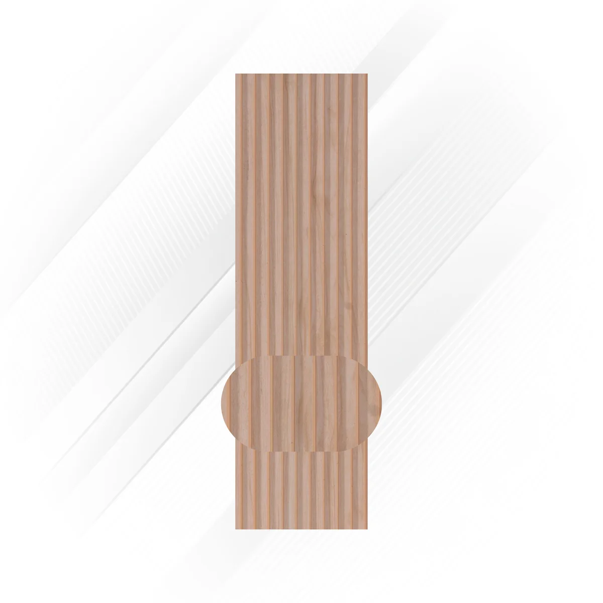 Frikly Basics Louvers Panel/Planks 8 Feet * 1 Feet - VDGL 0012732 FB